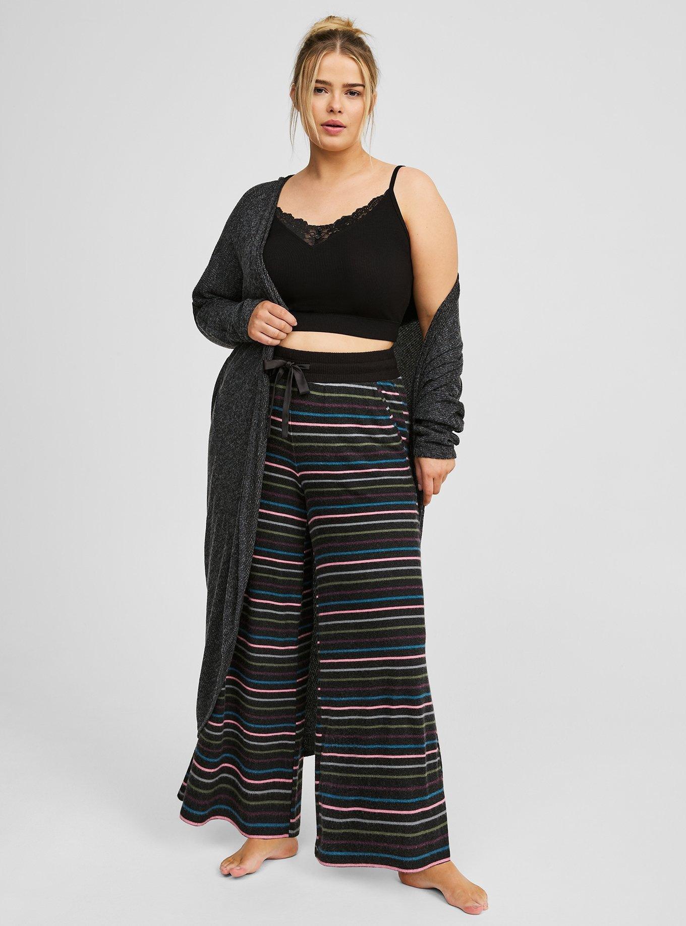 Plus Size Super Soft Plush Wide Leg Lounge Pant Torrid