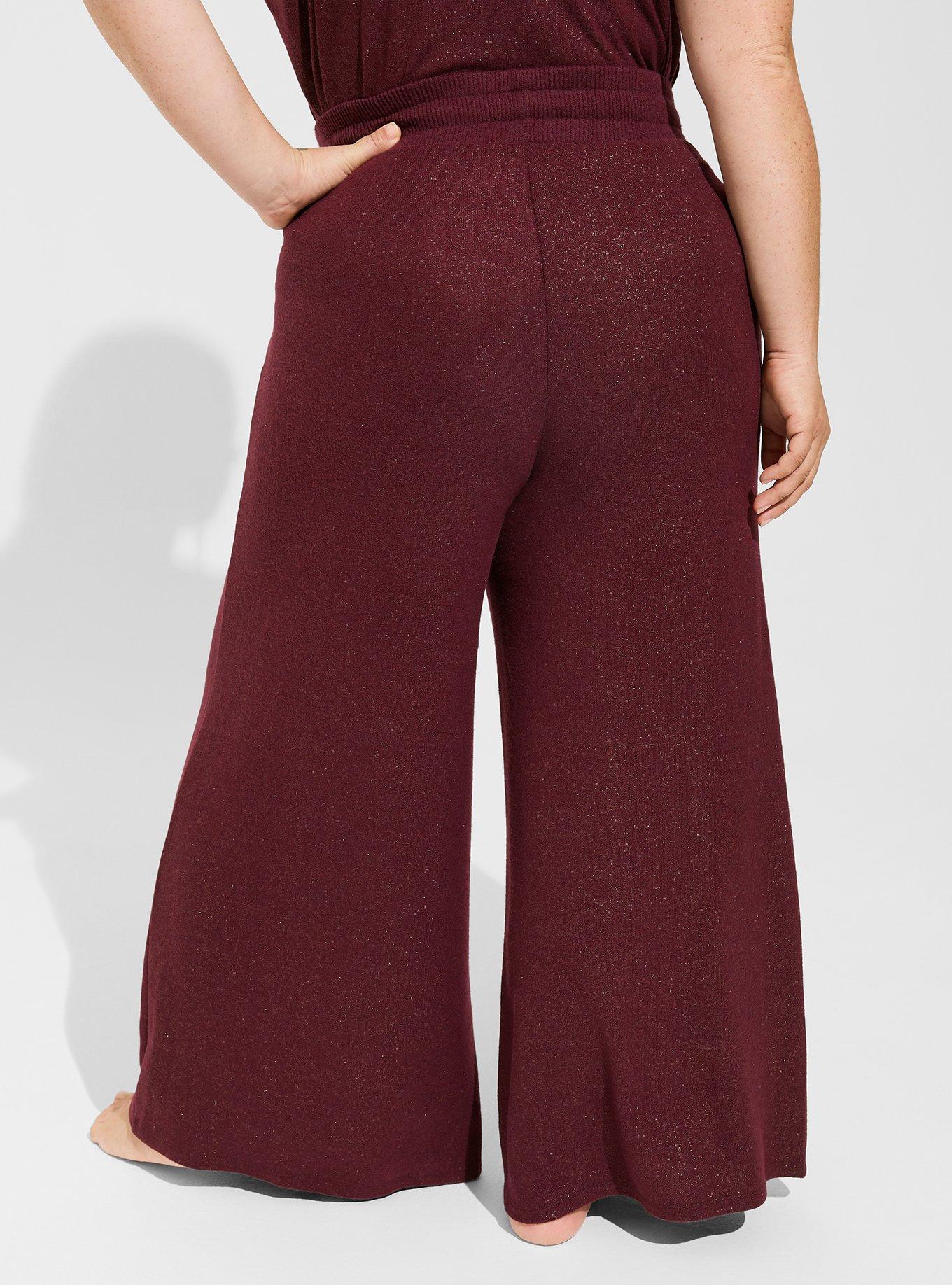 Plus Size - Super Soft Plush Wide Leg Lounge Pant - Torrid