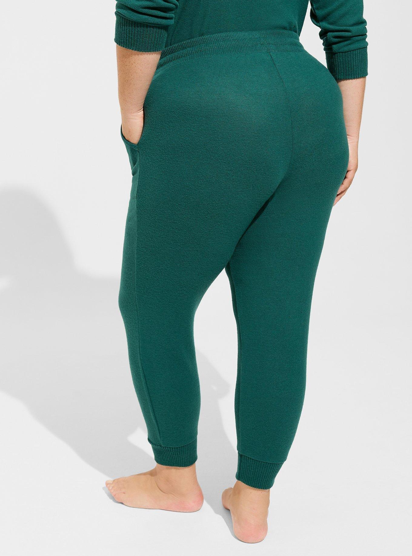 Plus Size - Super Soft Plush Crop Lounge Jogger - Torrid