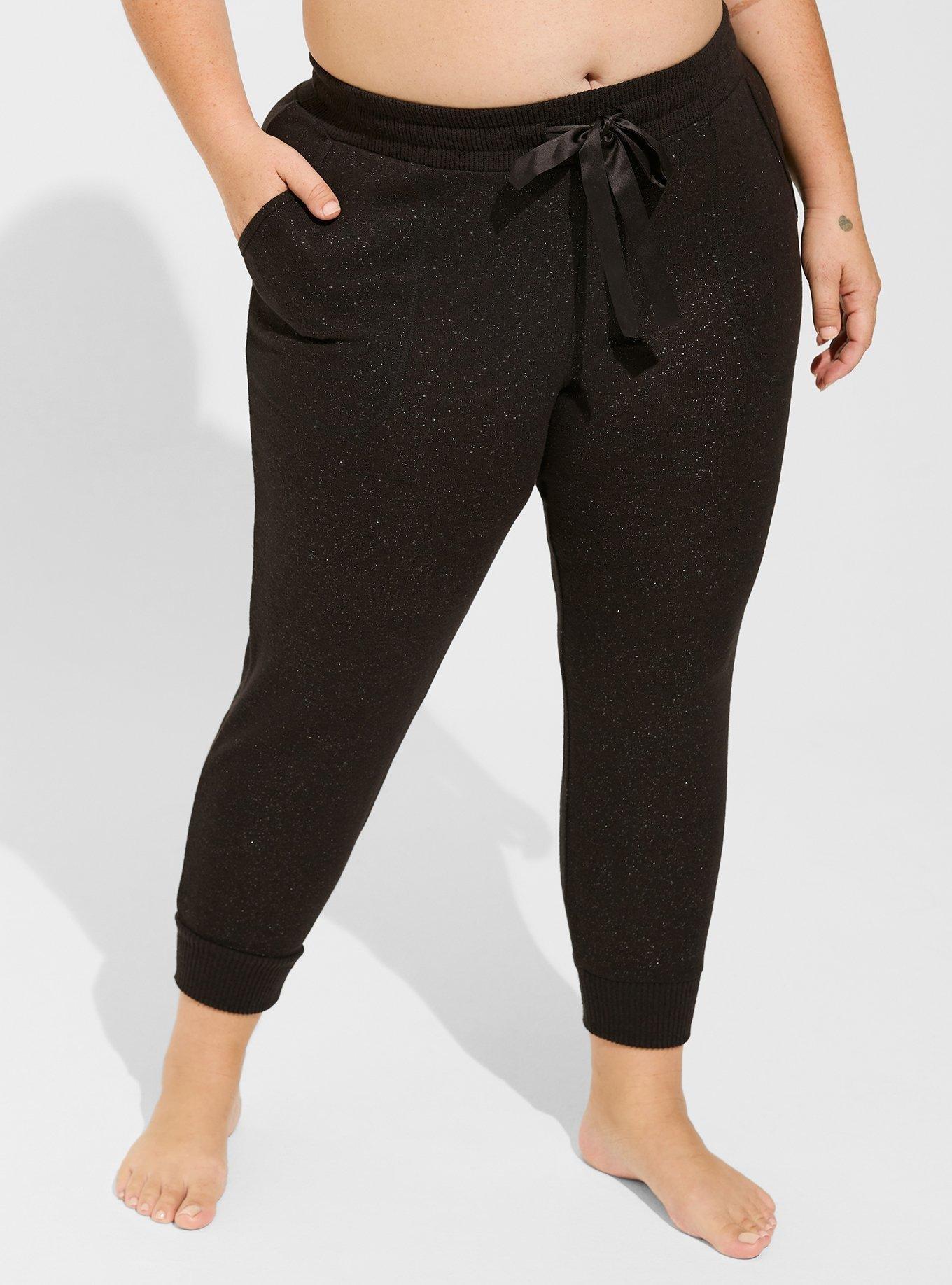 Super Soft Plush Crop Lounge Jogger