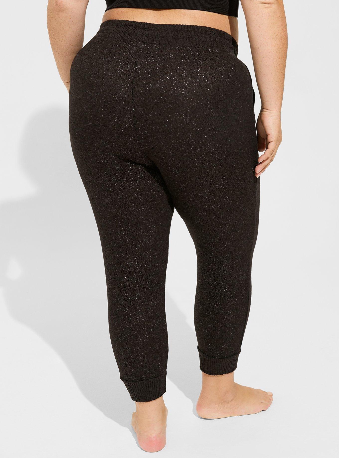 Plus Size - Super Soft Plush Crop Lounge Jogger - Torrid