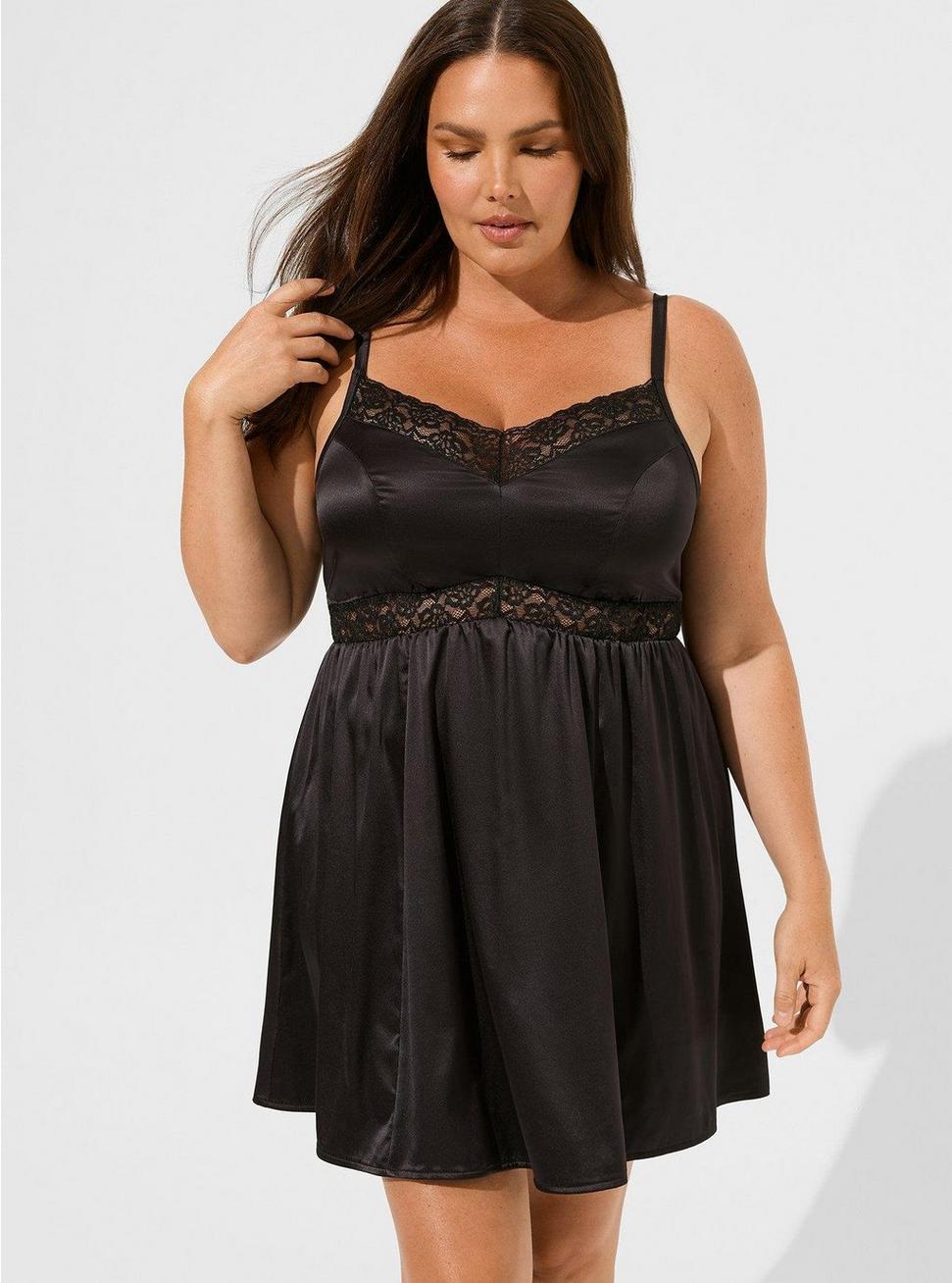 Lace-up Plus Size Babydoll – Curve and Twist