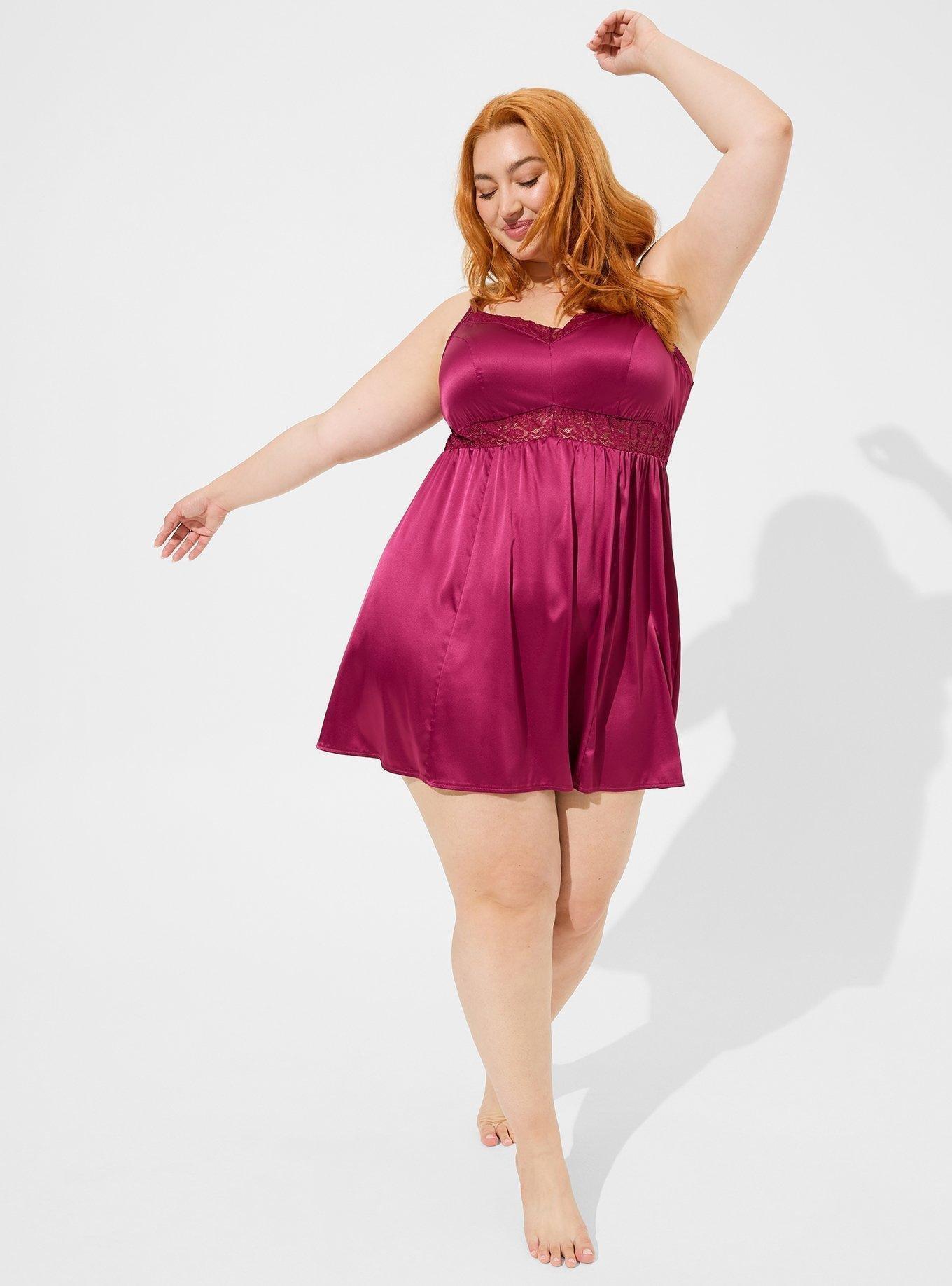 Lace-up Plus Size Babydoll – Curve and Twist