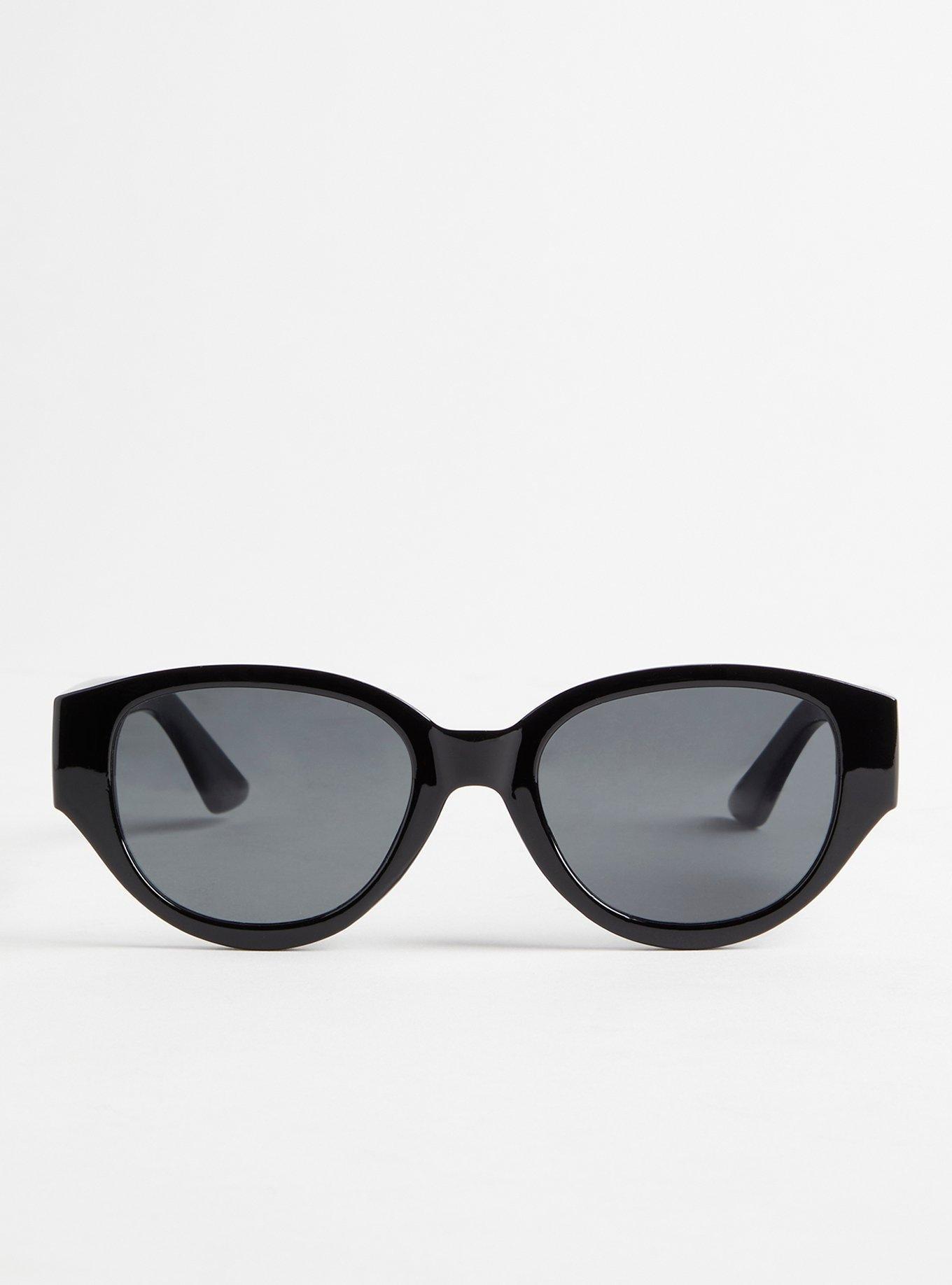 Plus Size - Black Square Oversized Sunglasses - Torrid