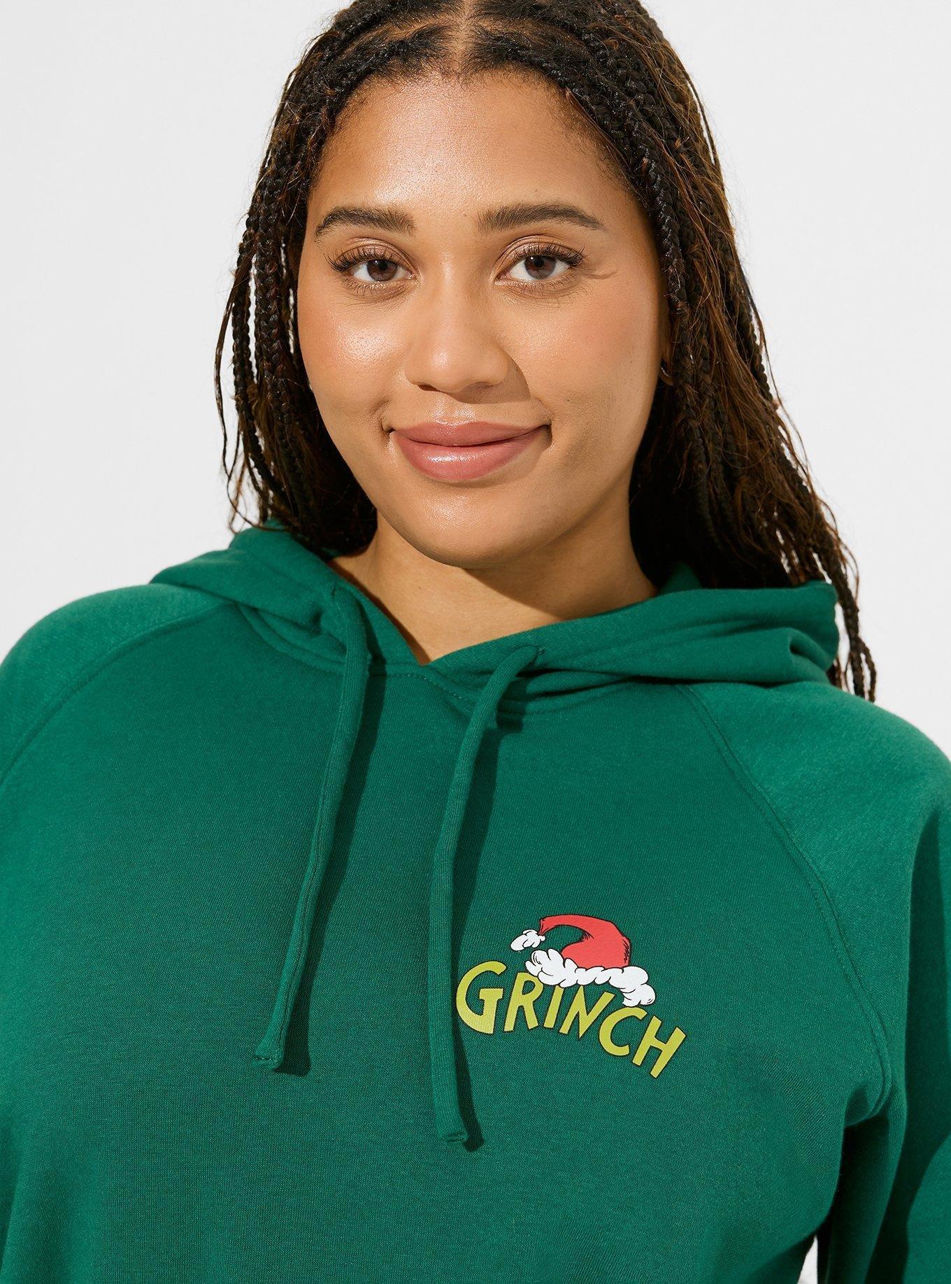 Plus Size - The Grinch Christmas Cozy Fleece Hoodie - Torrid