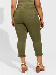 Plus Size Perfect Relaxed Utility Crop Pant, DEEP DEPTHS, alternate