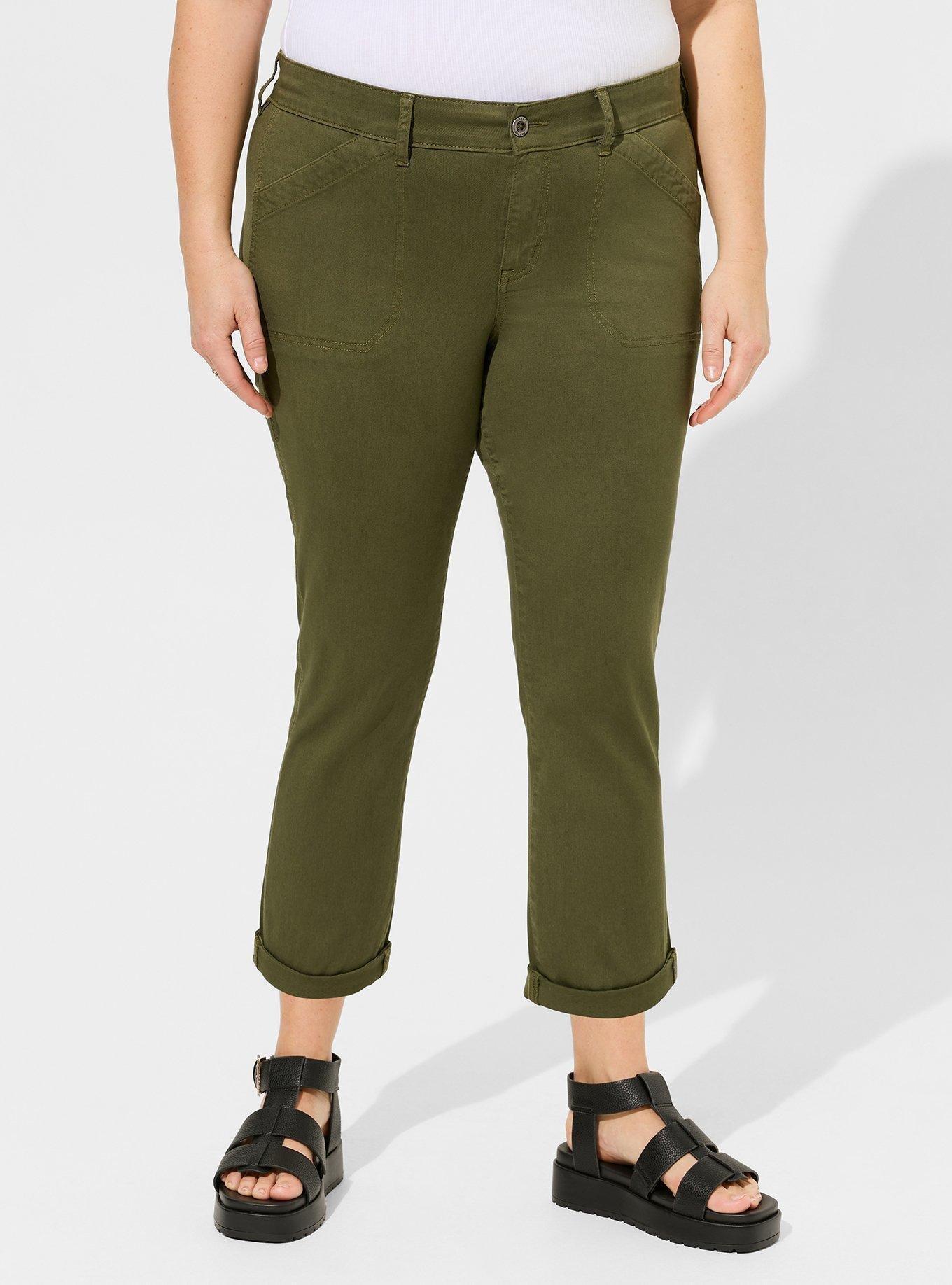 Plus Size - Perfect Relaxed Utility Crop Pant - Torrid