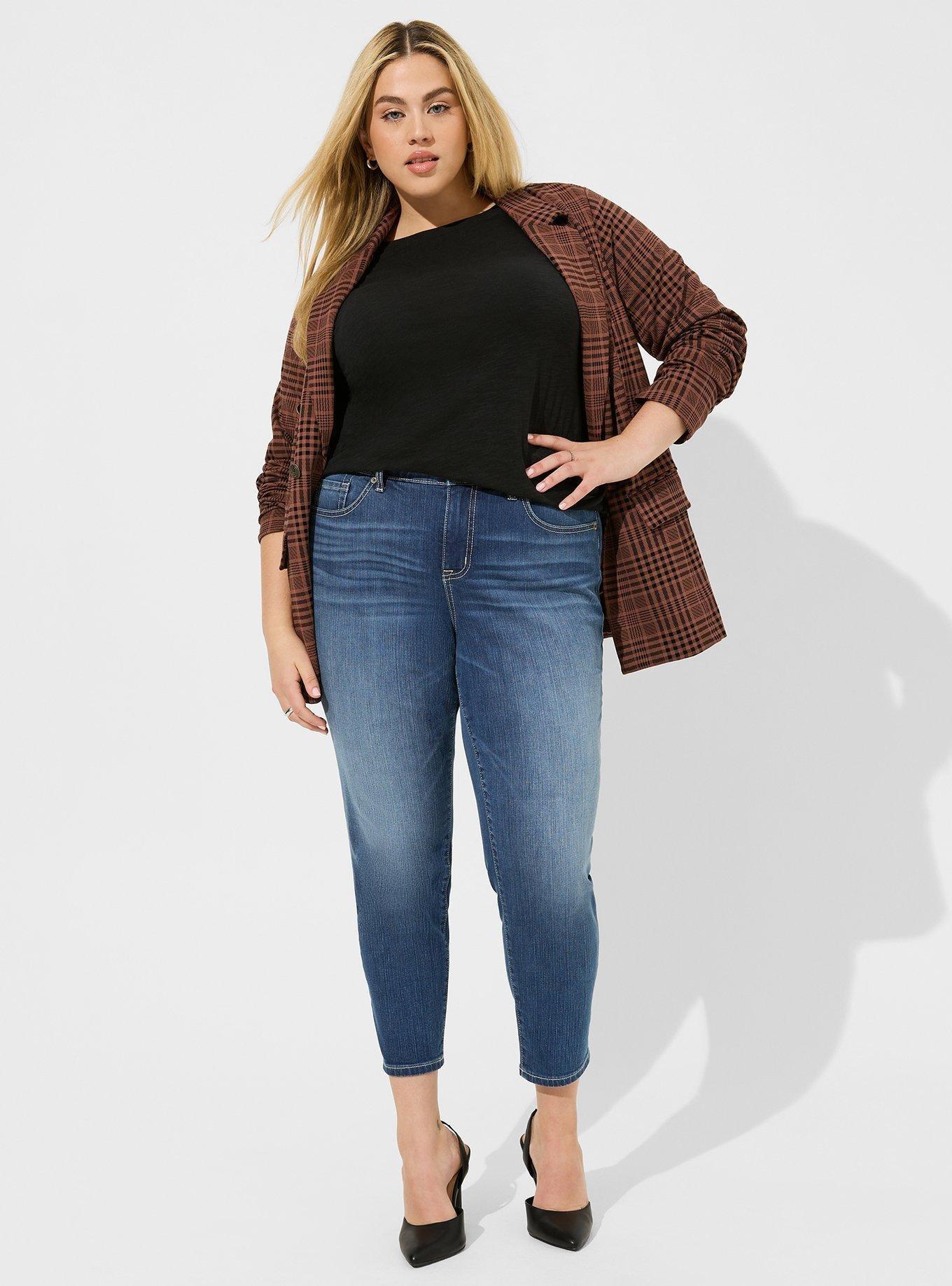 Plus Size - Girlfriend Vintage Stretch High-Rise Jean - Torrid