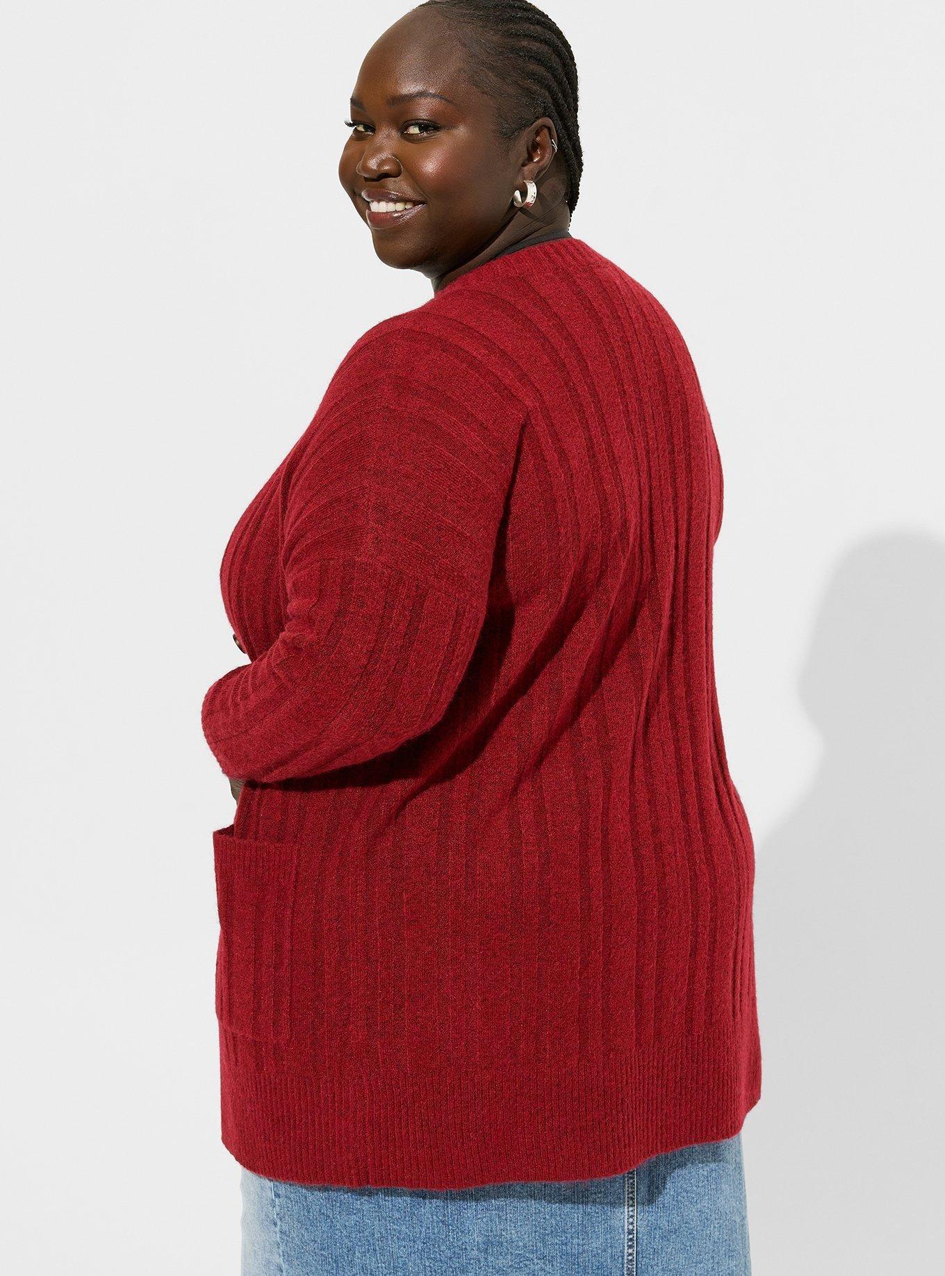 Plus size shop wool cardigan sweaters