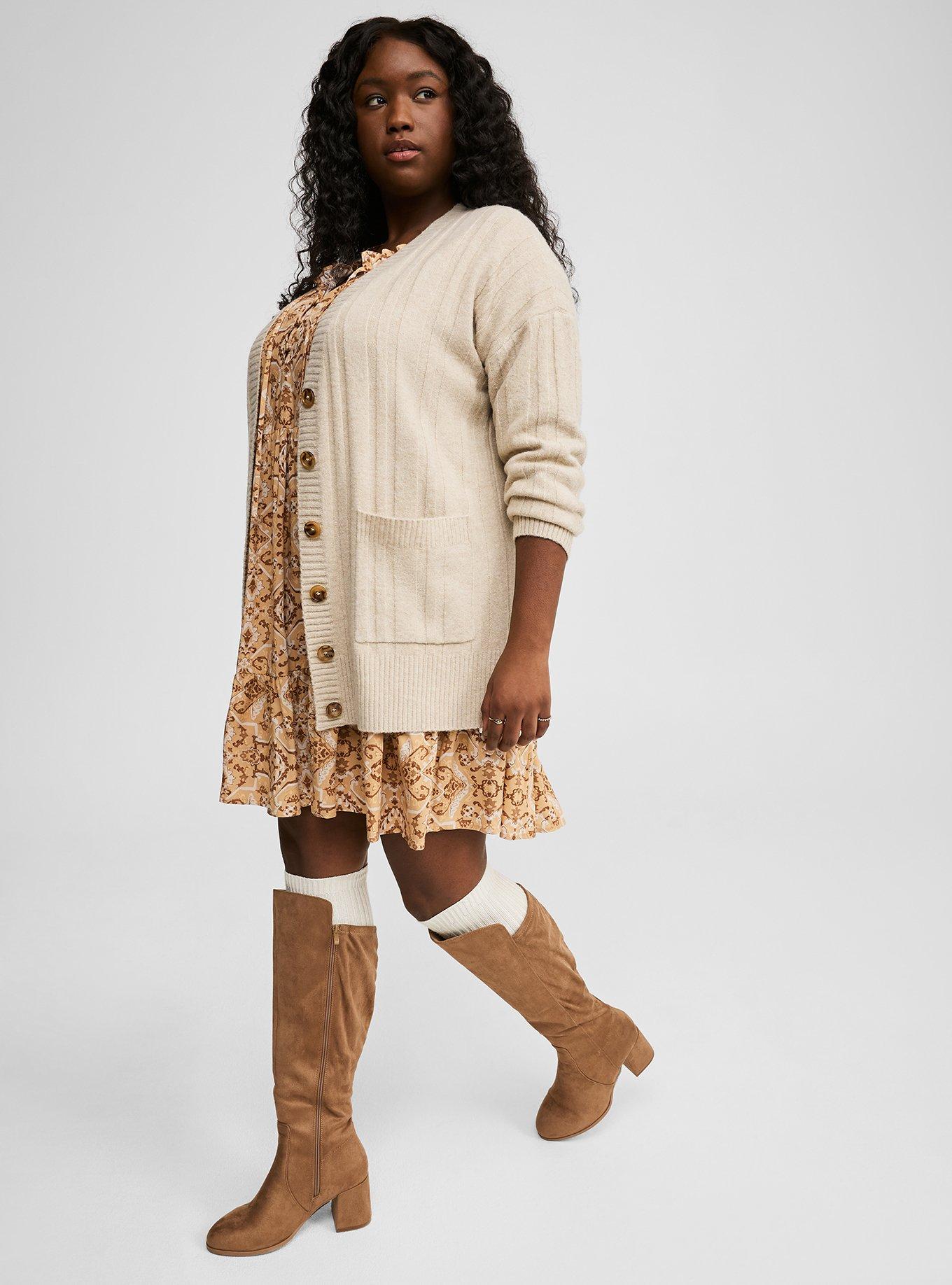 Oatmeal boyfriend cardigan best sale
