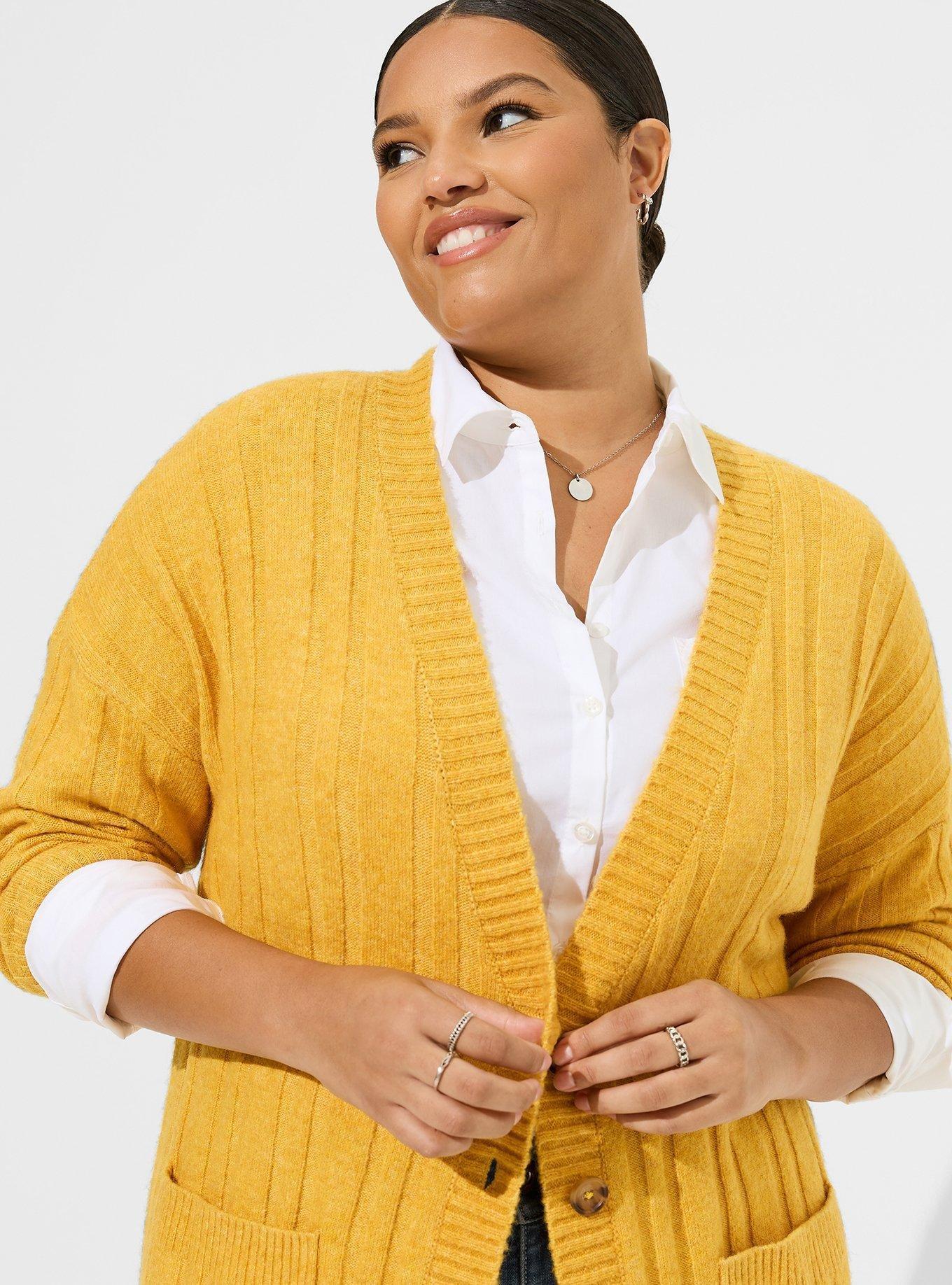 Plus Size - Vegan Cashmere Oversized Cardigan Sweater - Torrid