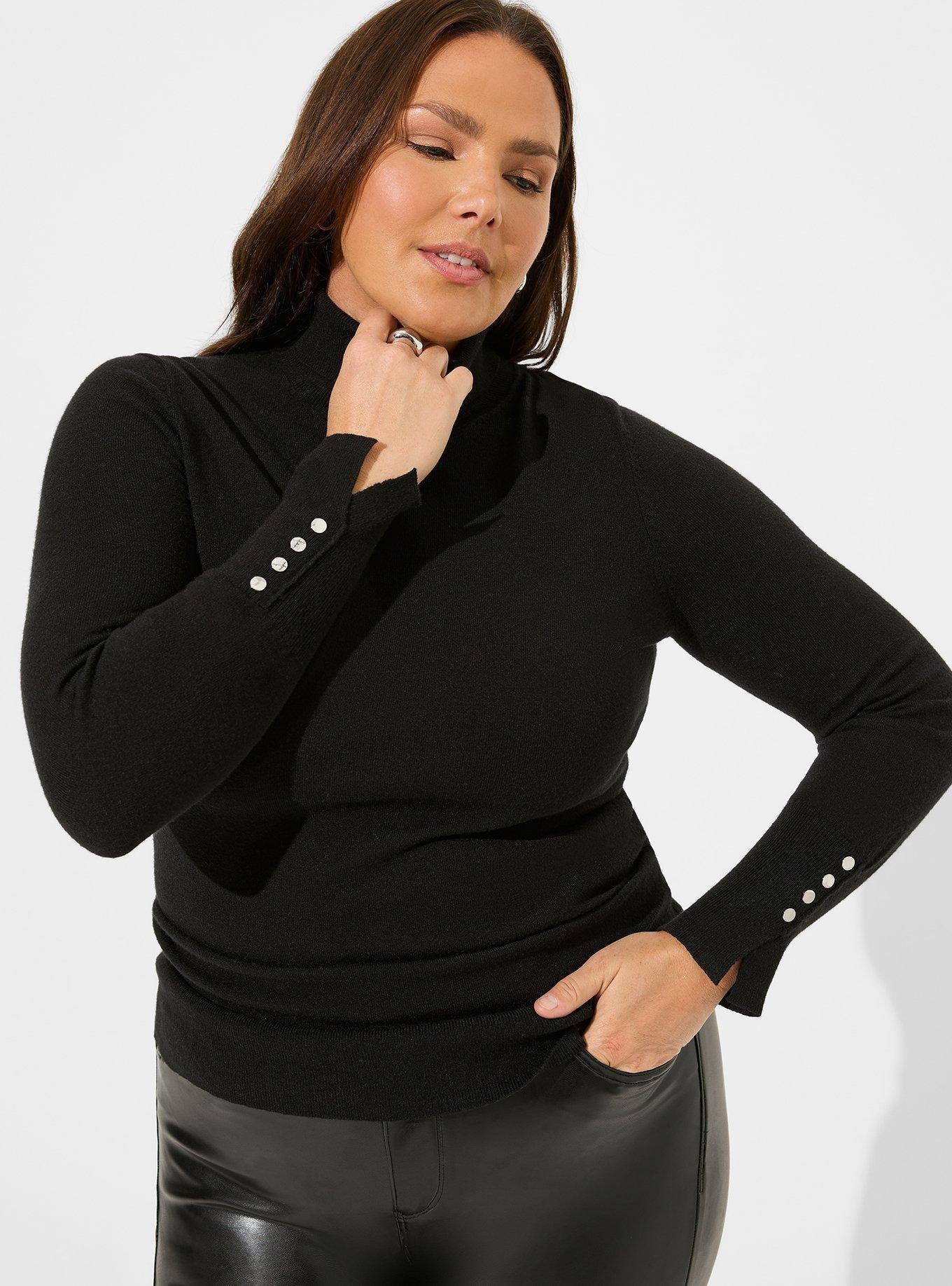 Black plus hotsell size turtleneck sweater