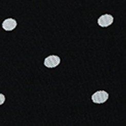 Mesh Mock Neck Long Sleeve Top, CHIC DOT DEEP BLACK WHISPER WHITE, swatch