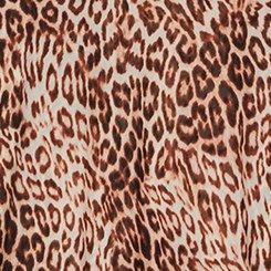 Mesh Mock Neck Long Sleeve Top, PROWL LEOPARD, swatch