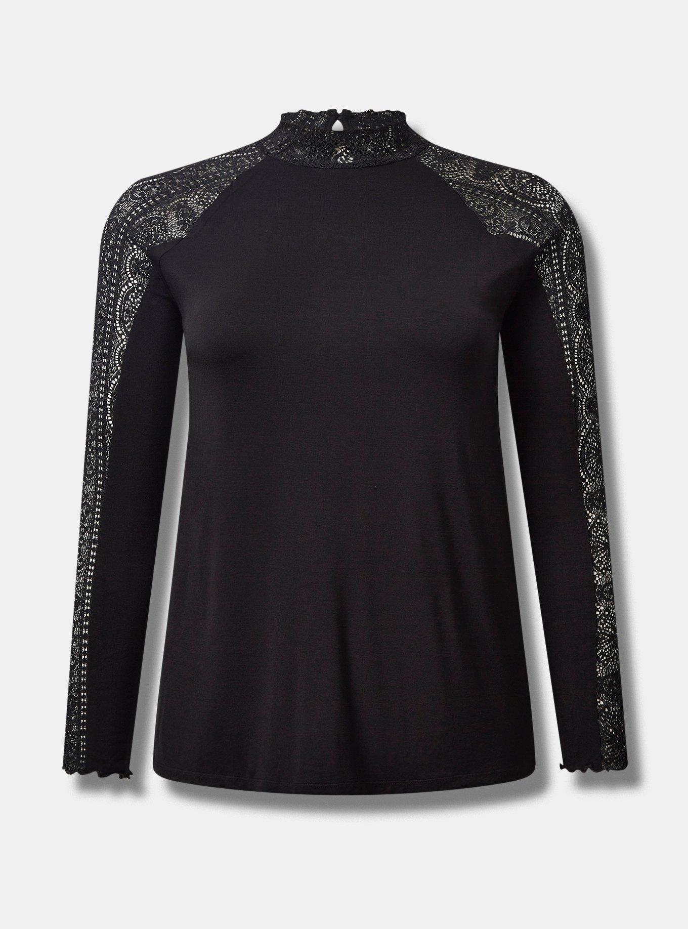 トップス soor ploom RAGRAN MOCK TEE-THISTLE 10y soor ploom RAGRAN