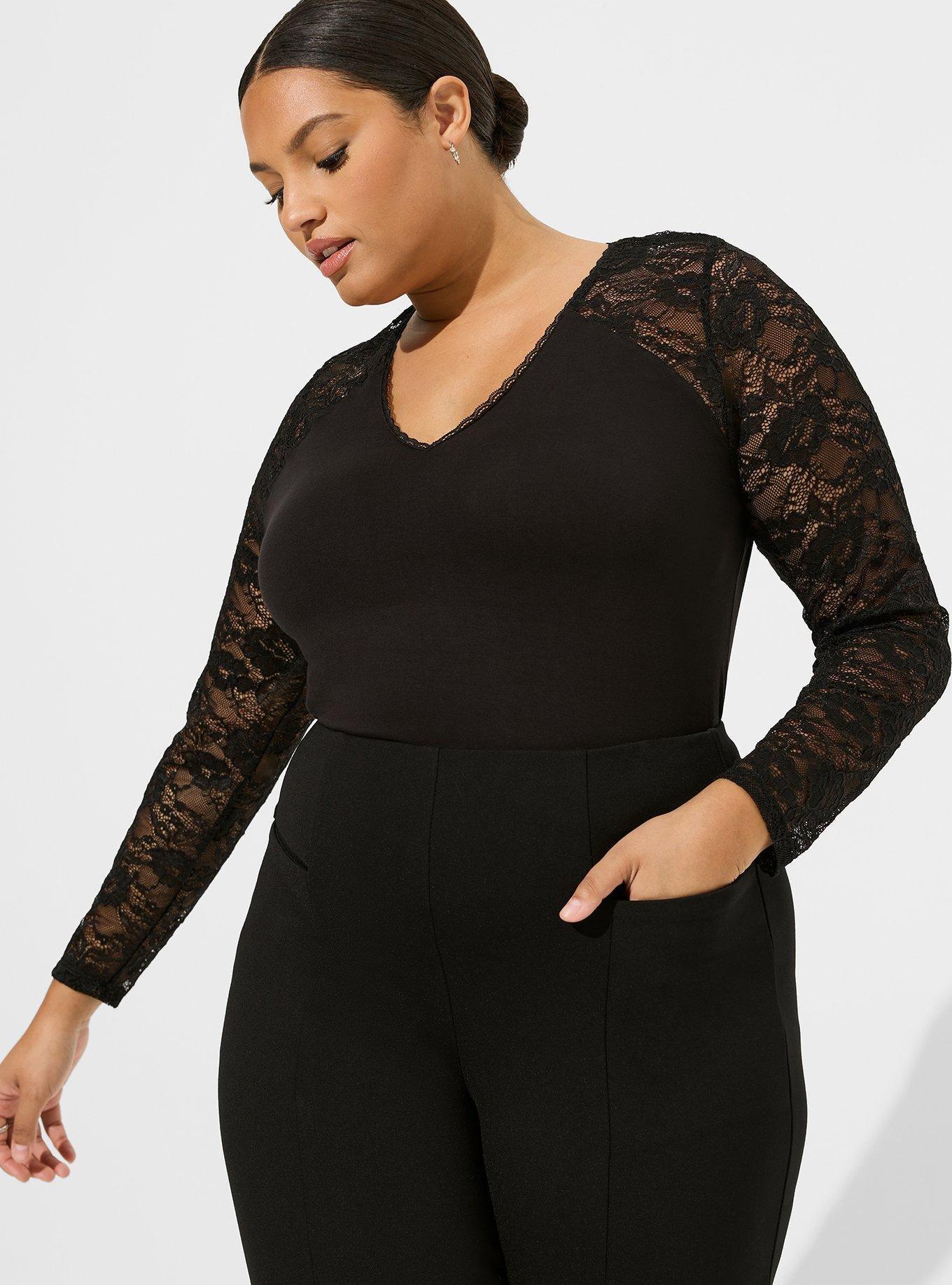 Torrid black cheap lace jumpsuit