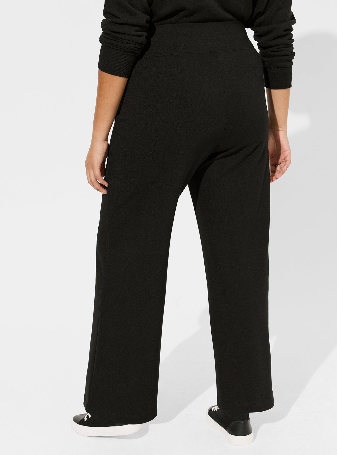 Plus Size - Pull-On Relaxed Taper Studio Luxe Ponte High-Rise Pant - Torrid
