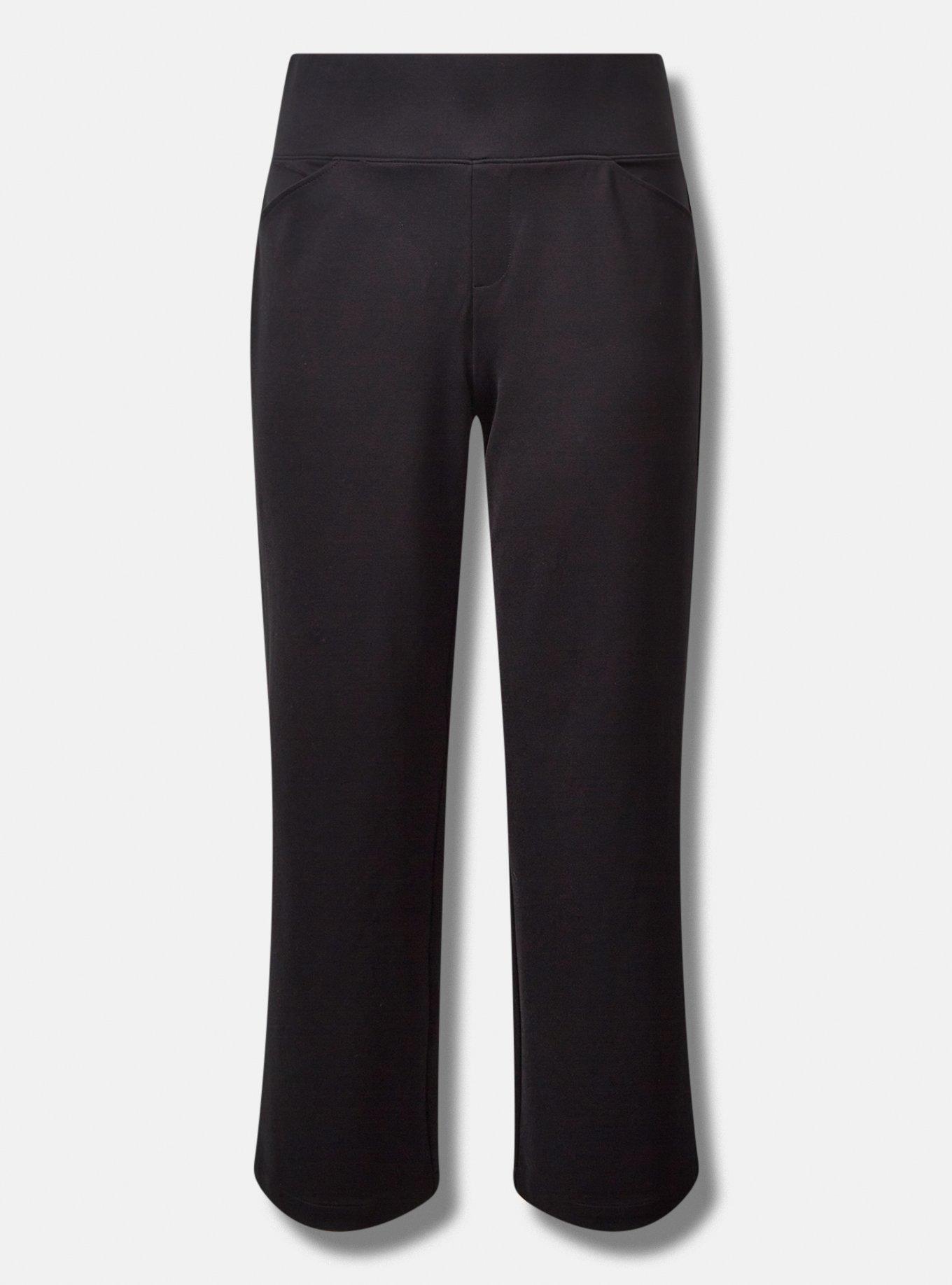 High-Waisted Pull-On Pixie Wide-Leg Pants