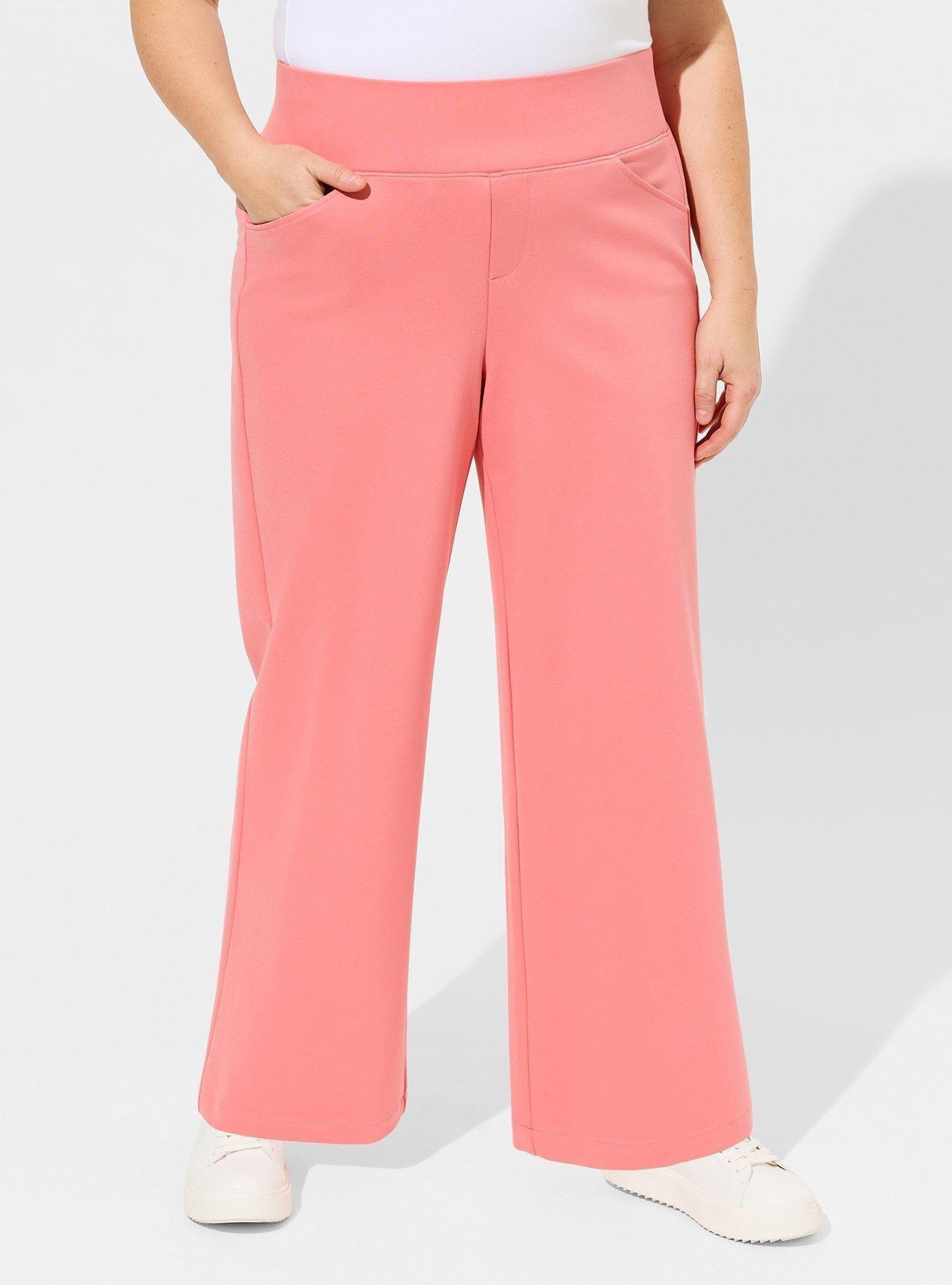 Pull On Pixie Wide Leg Studio Luxe Ponte Pant
