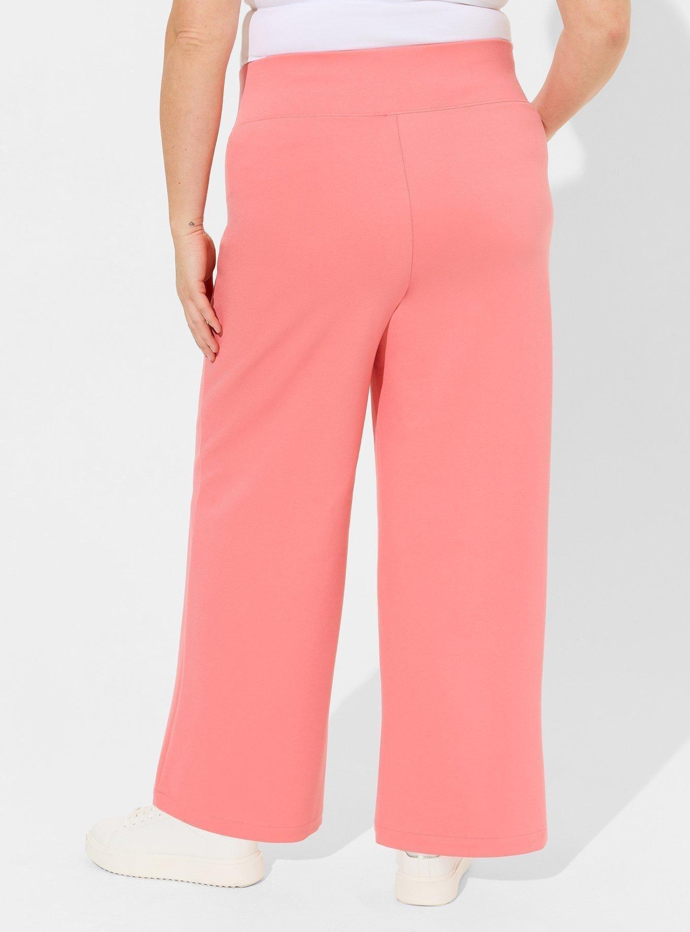 Pull On Pixie Wide Leg Studio Luxe Ponte Pant