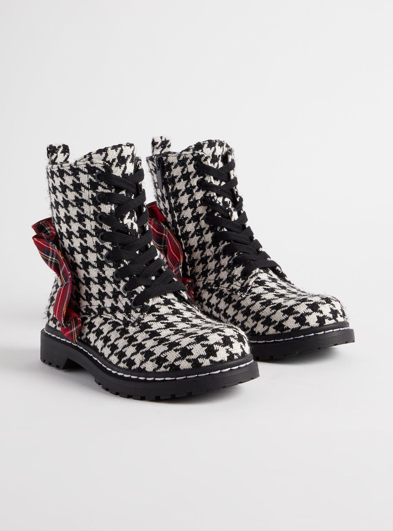 Houndstooth boots sale