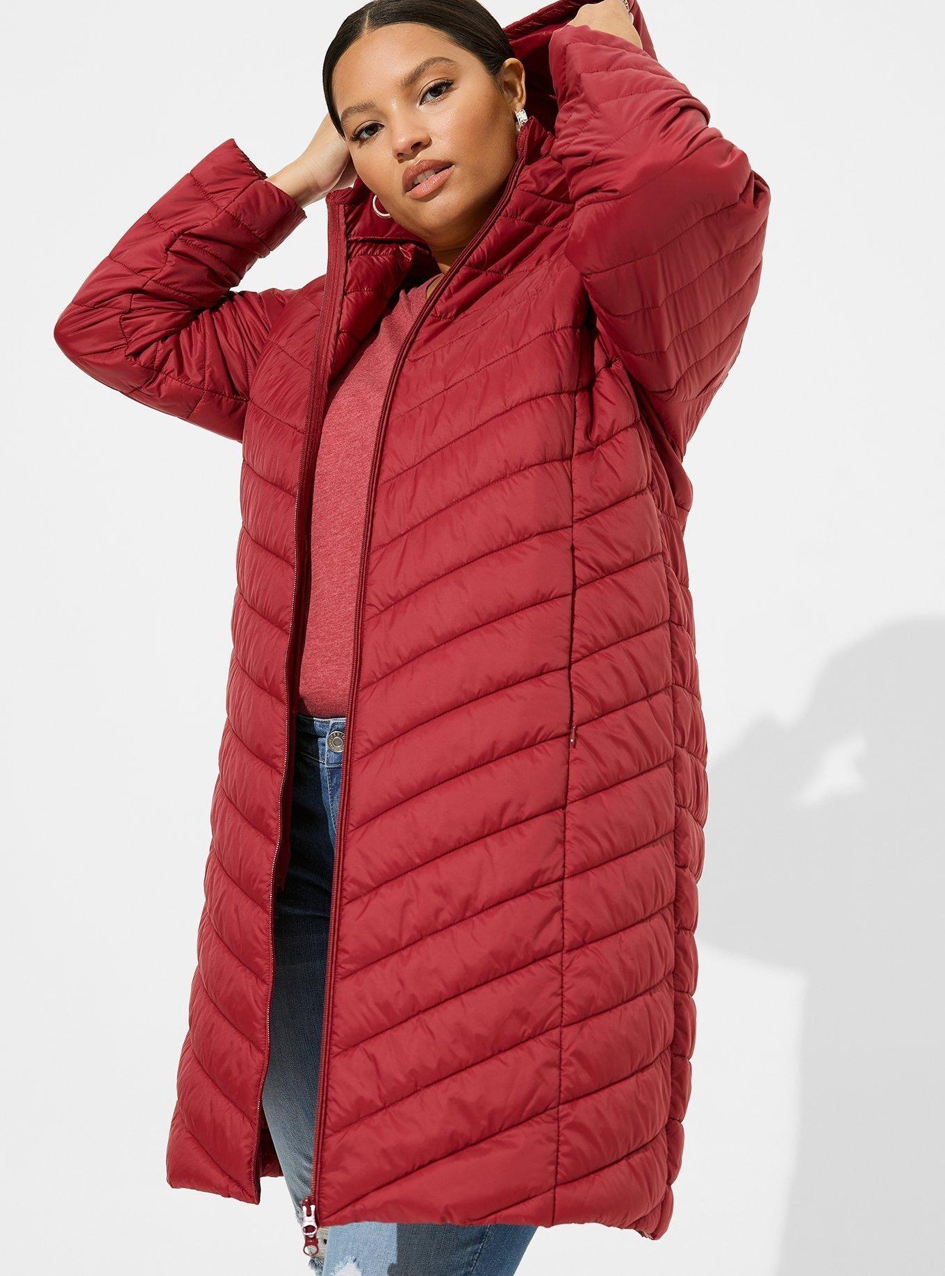 Plus Maxi Longline Puffer Jacket