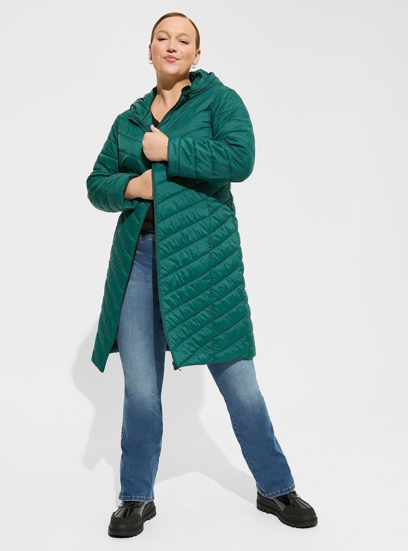 Plus Size - Longline Puffer Jacket - Torrid