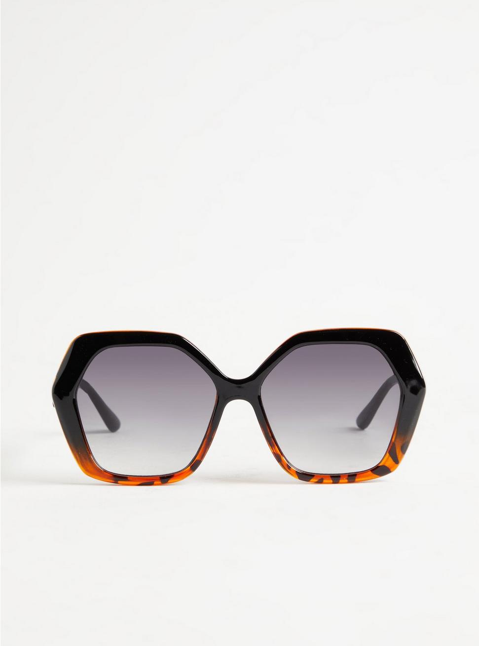 Oversized Smoke Lens Sunglasses, , hi-res