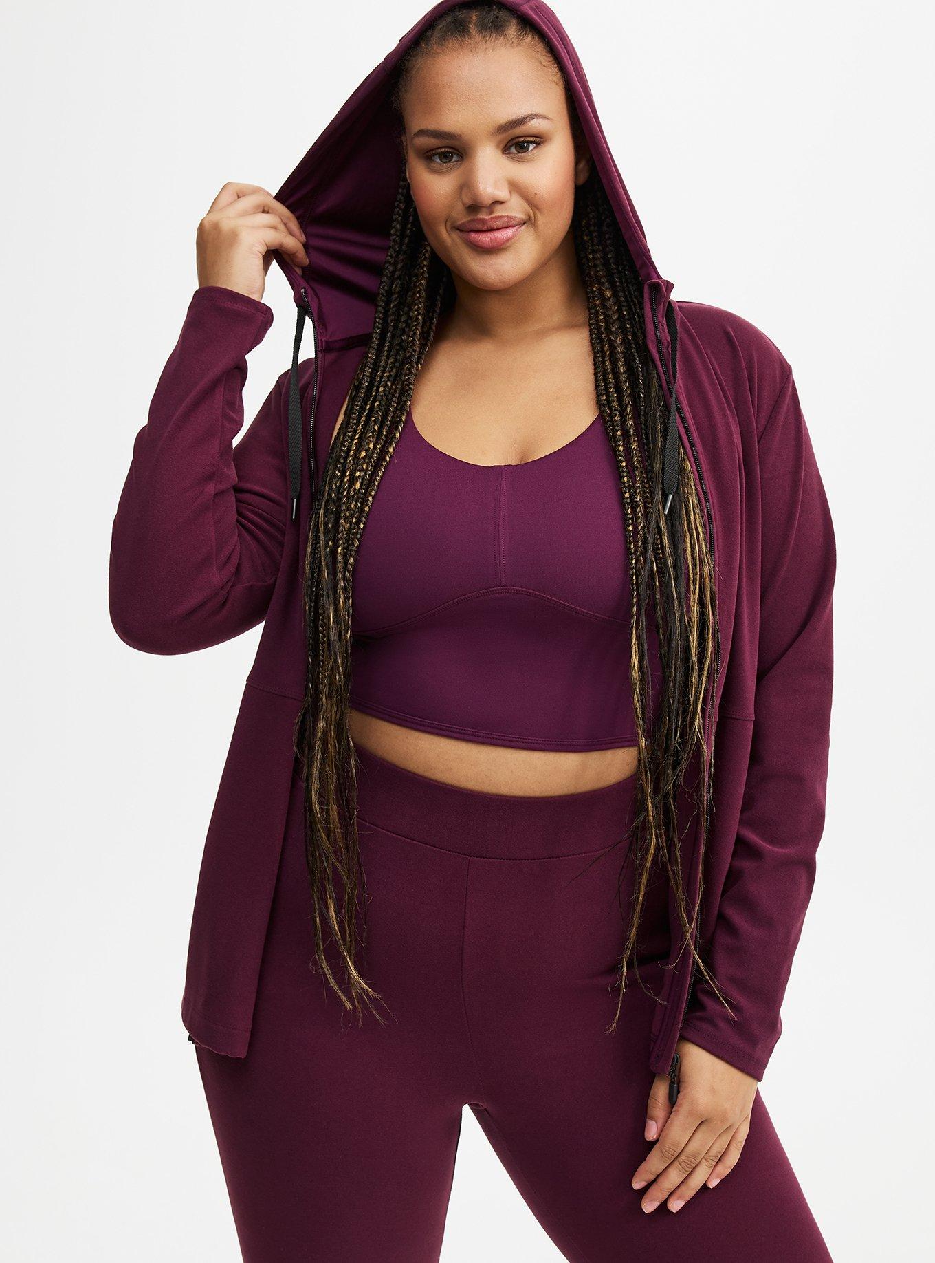 Micro Fleece Full Zip Active Hoodie