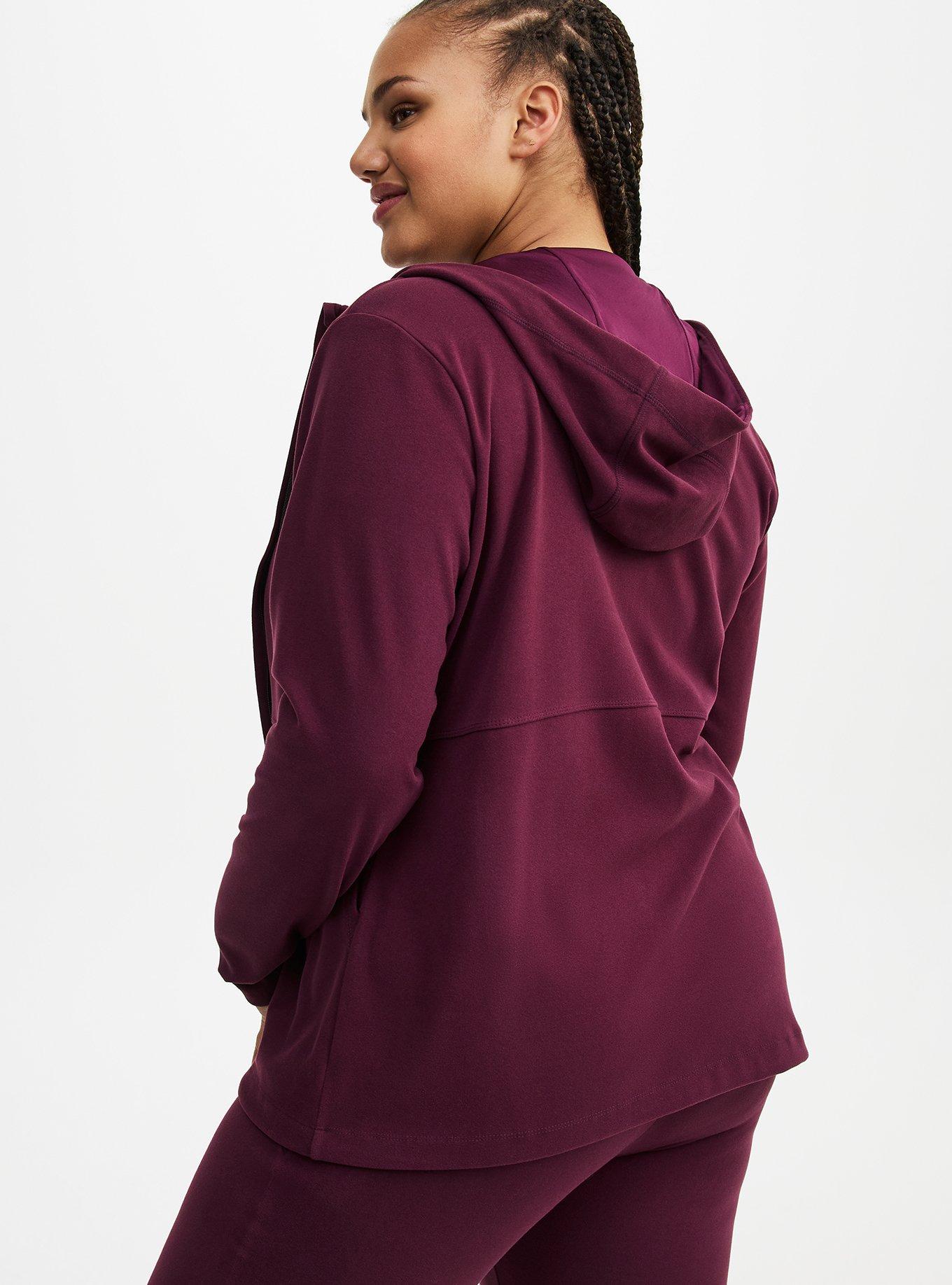 Micro Fleece Full Zip Active Hoodie