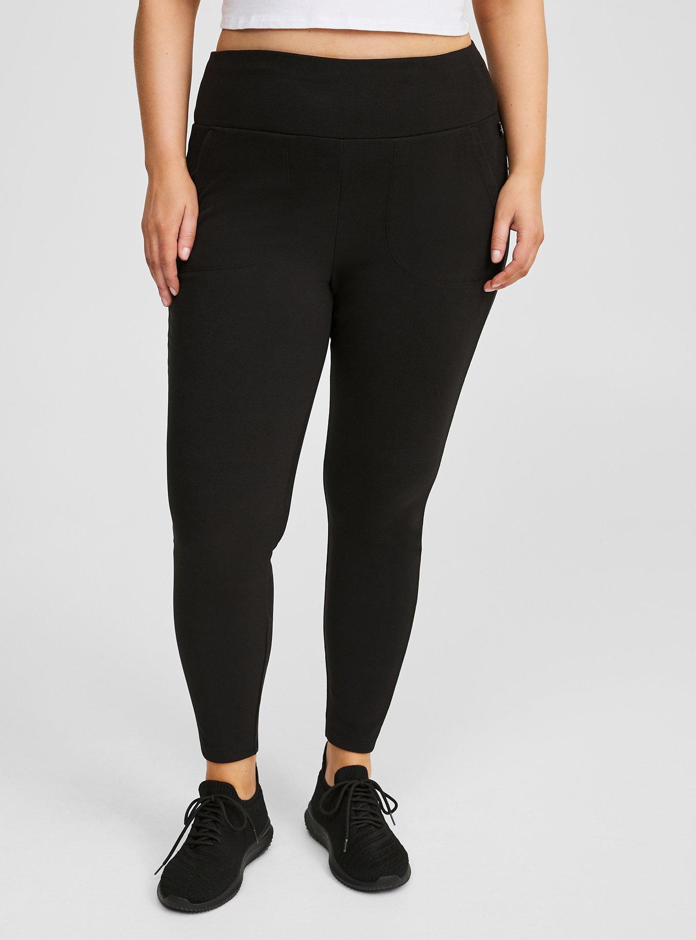 Plus Size - Happy Camper Micro Fleece Full Length Active Legging with Front  Pockets - Torrid