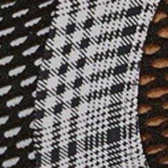 Low Impact Wireless Mesh Cut-Out Active Sports Bra, FORMAL GREY PARKER PLAID, swatch