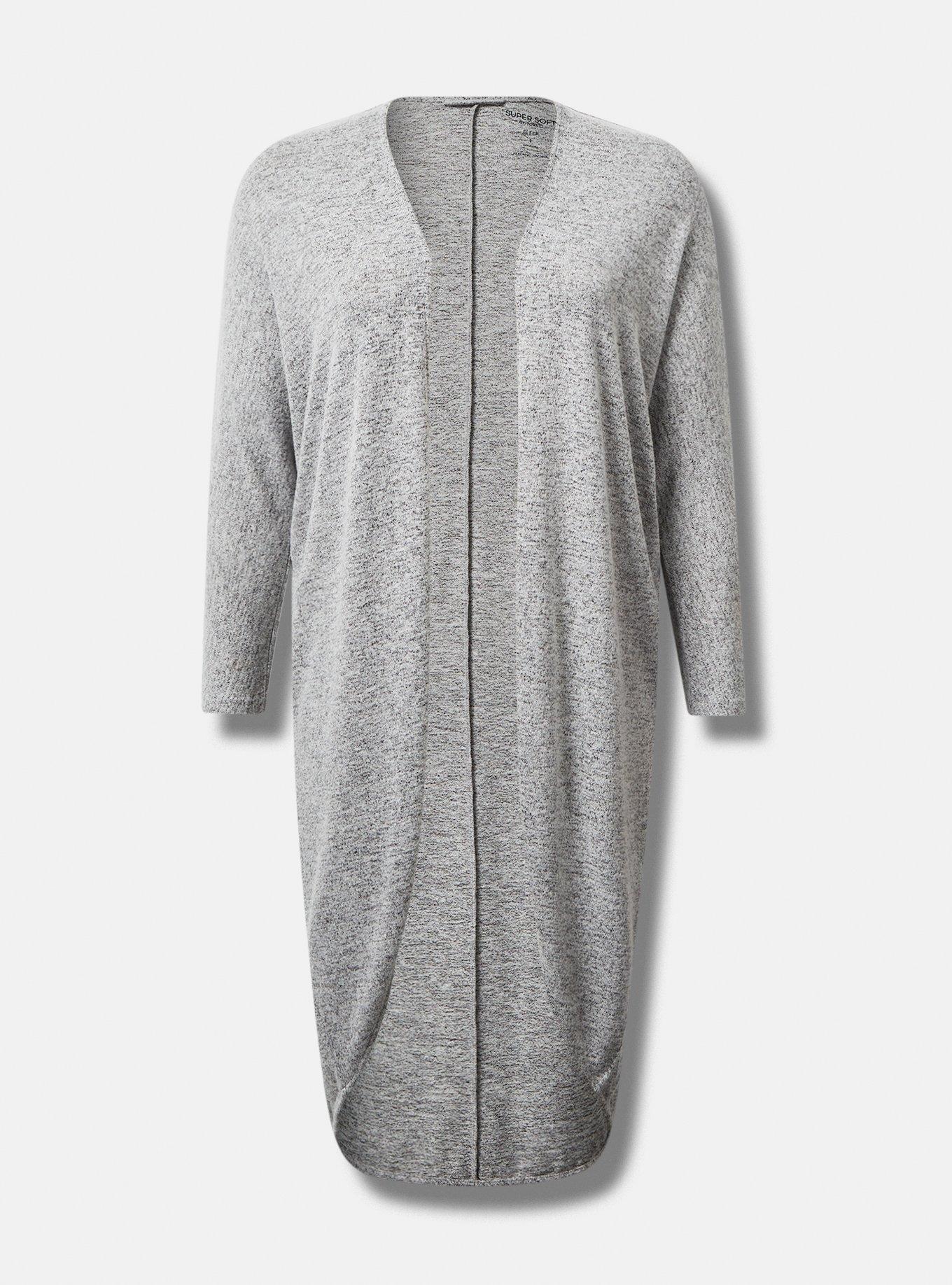 Supersoft Plush Cacoon Lounge Cardigan