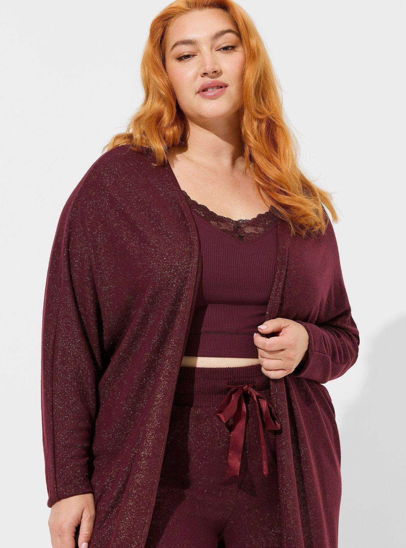 Super Soft Plush Cocoon Lounge Cardigan