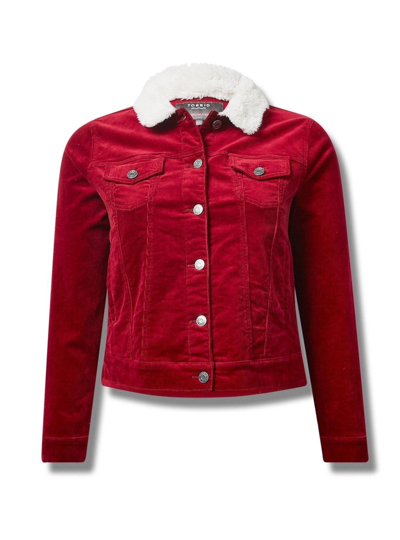 Torrid red outlet jacket