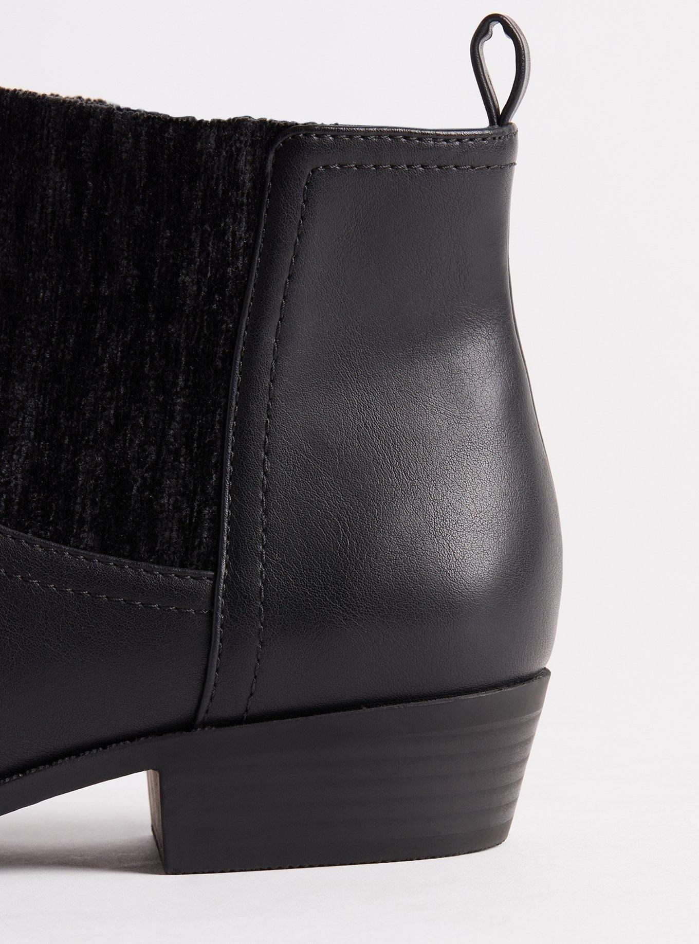 Textured Cuff Ankle Bootie (WW