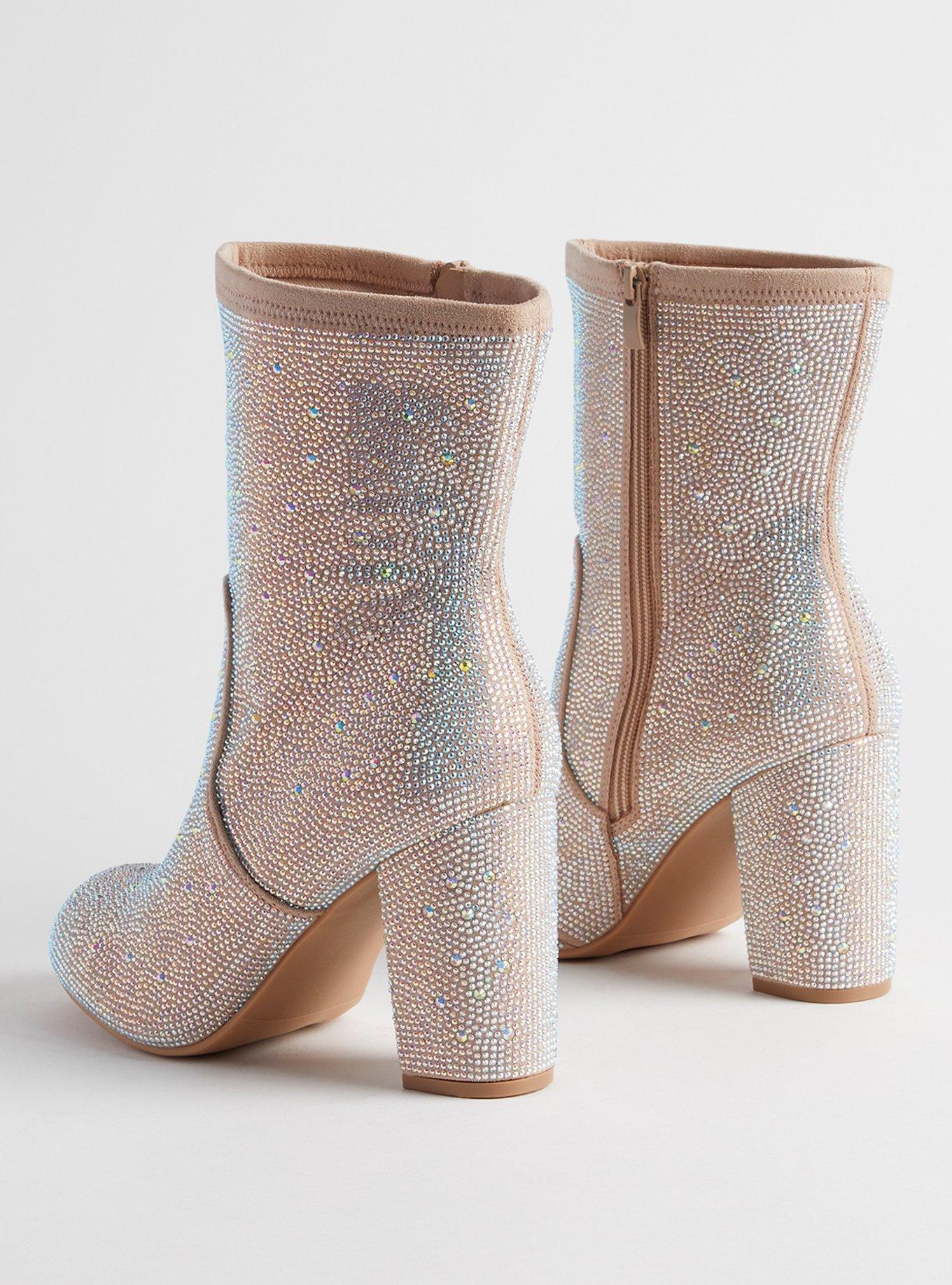 Embellished booties outlet