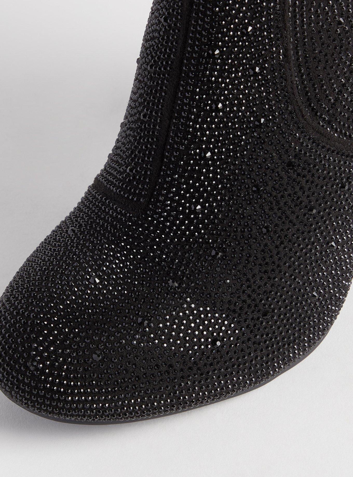 Stretch Embellished Bootie (WW