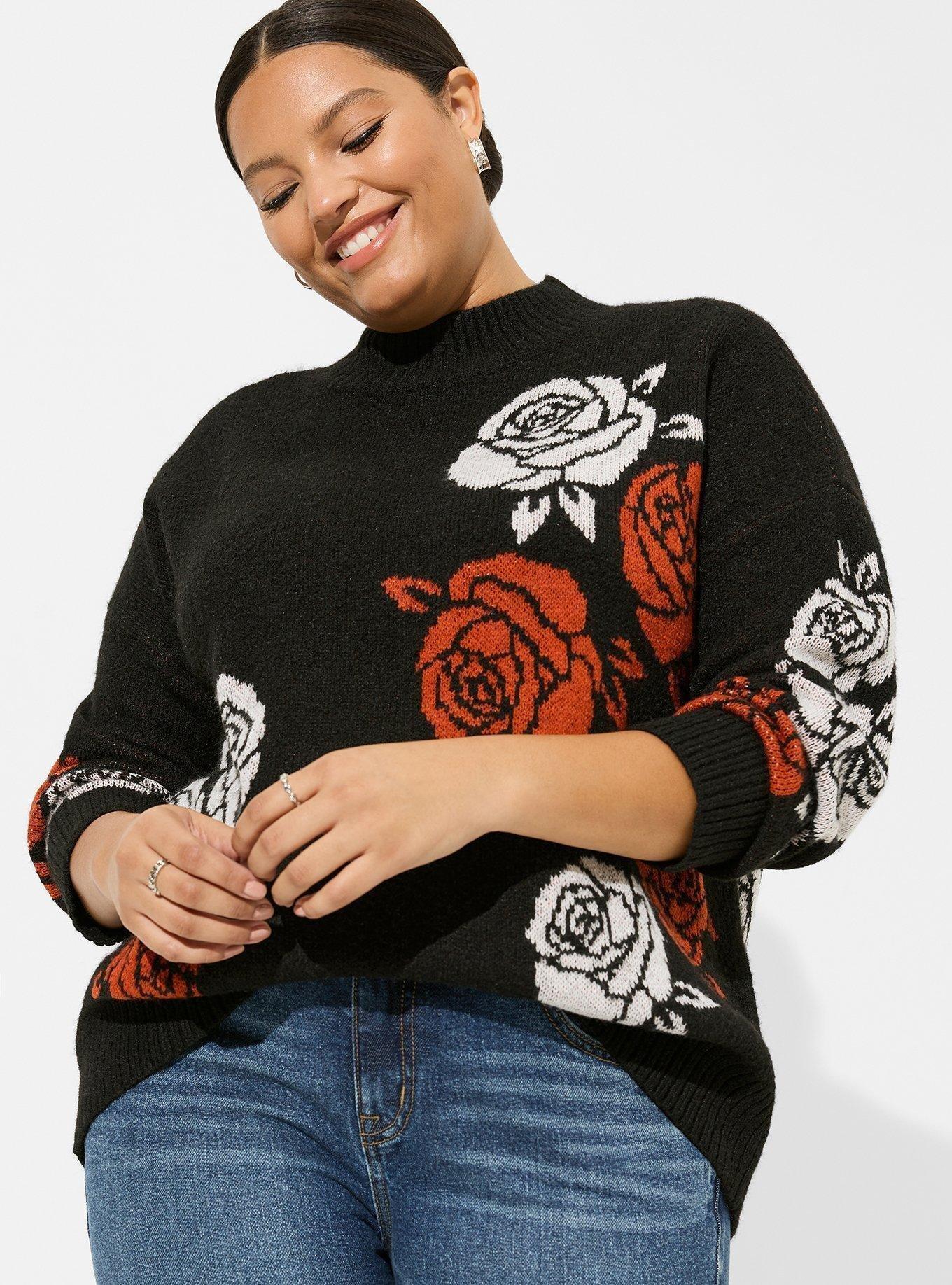 Plus Size - Vegan Cashmere Pullover Turtleneck Sweater - Torrid