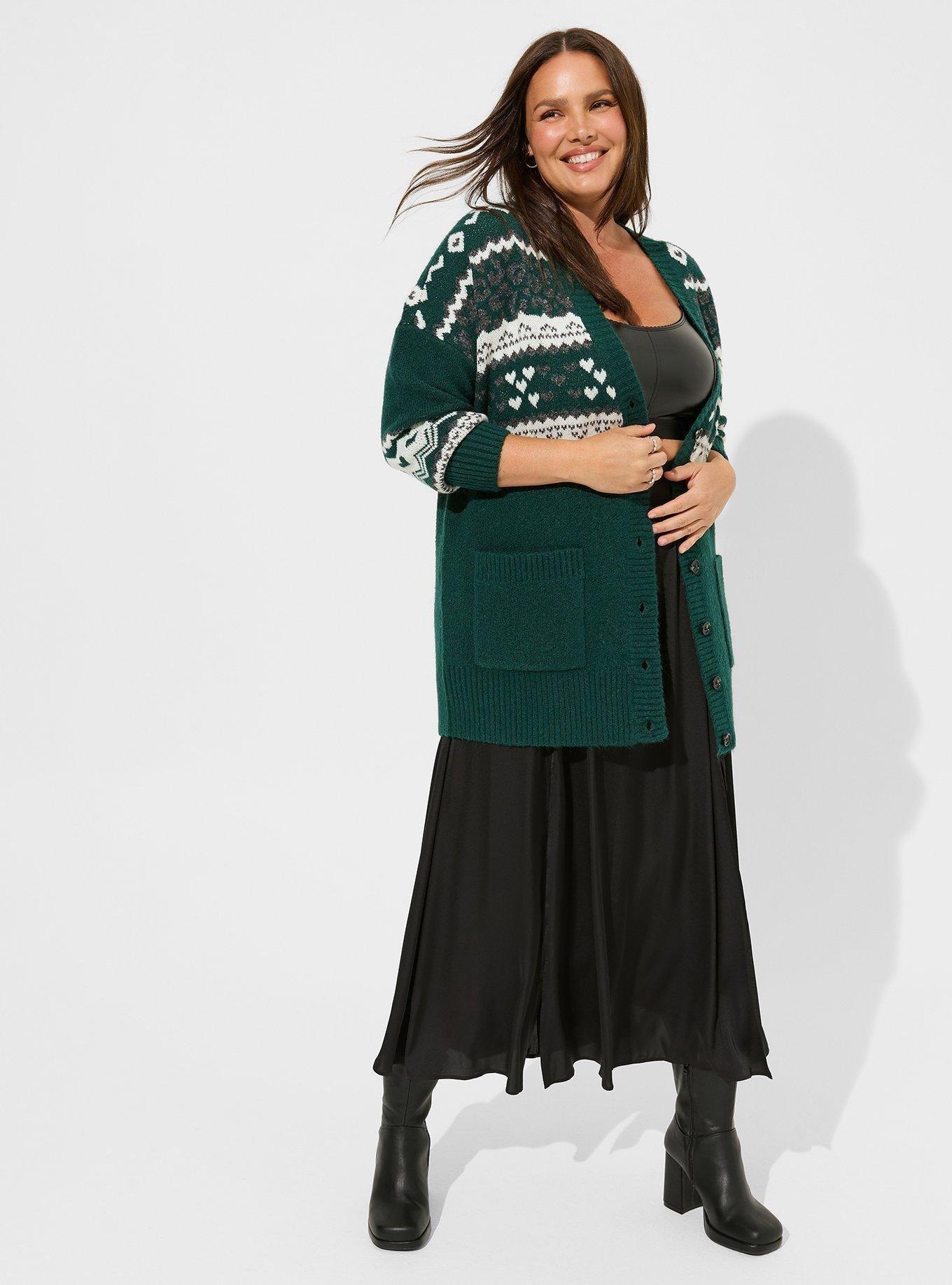 Plus size hot sale cardigan sets