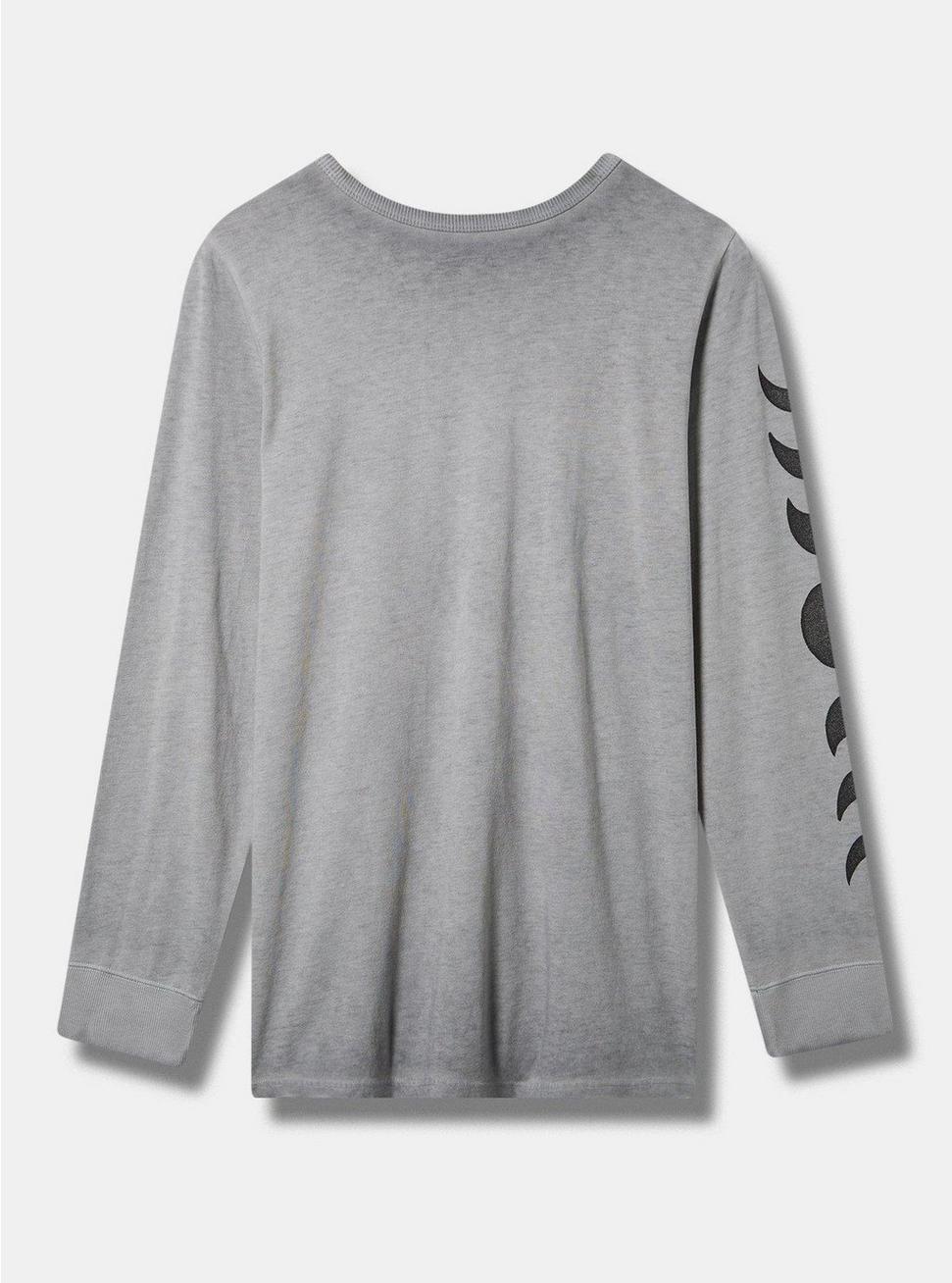 Plus Size Mystic Moth Classic Fit Signature Jersey Long Sleeve Tee, FORMAL GRAY, alternate
