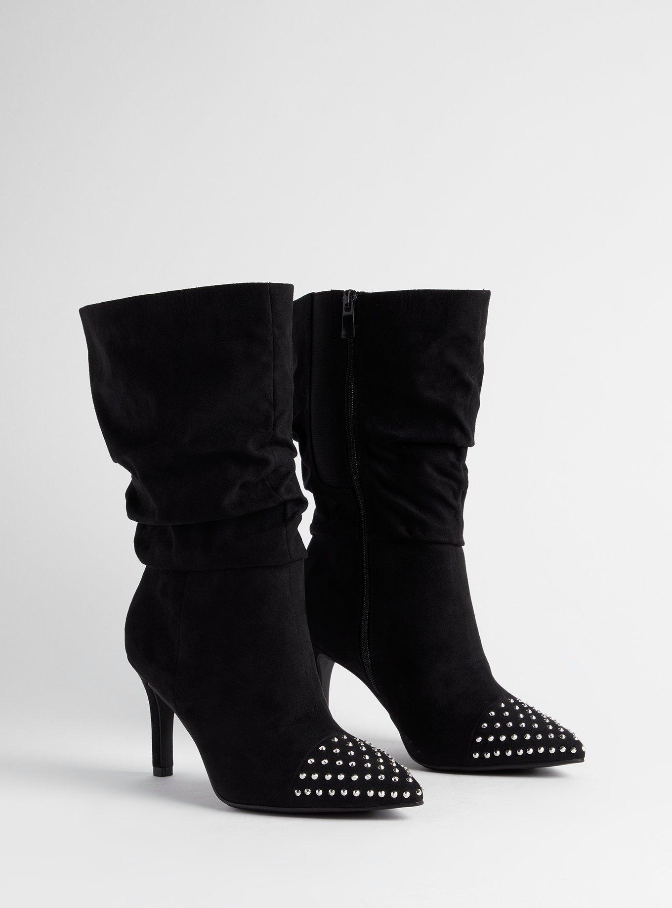 Plus Size - Stiletto Slouch Bootie (WW) - Torrid