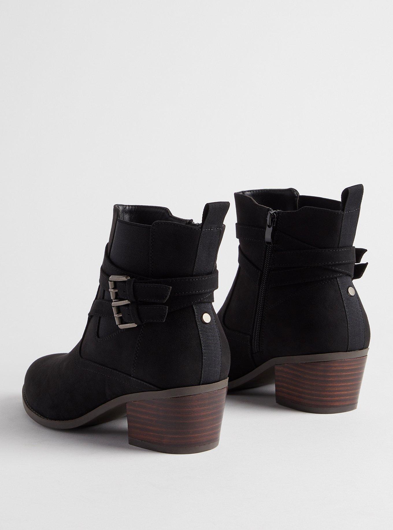 Strappy Buckle Ankle Bootie (WW)
