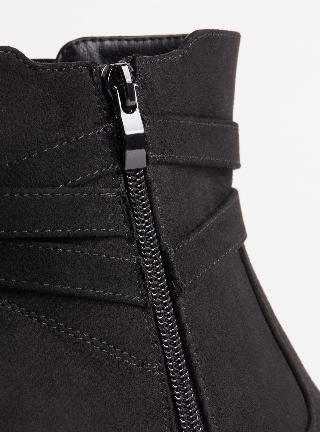 Strappy Buckle Ankle Bootie (WW)