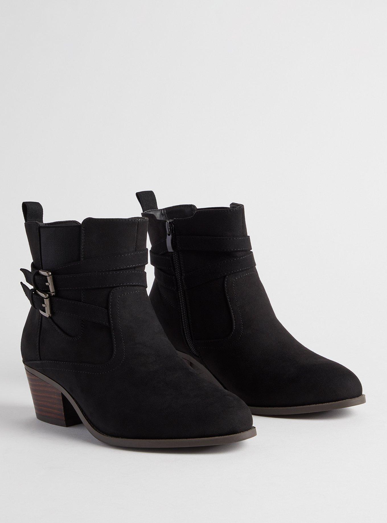 Strappy Buckle Ankle Bootie (WW