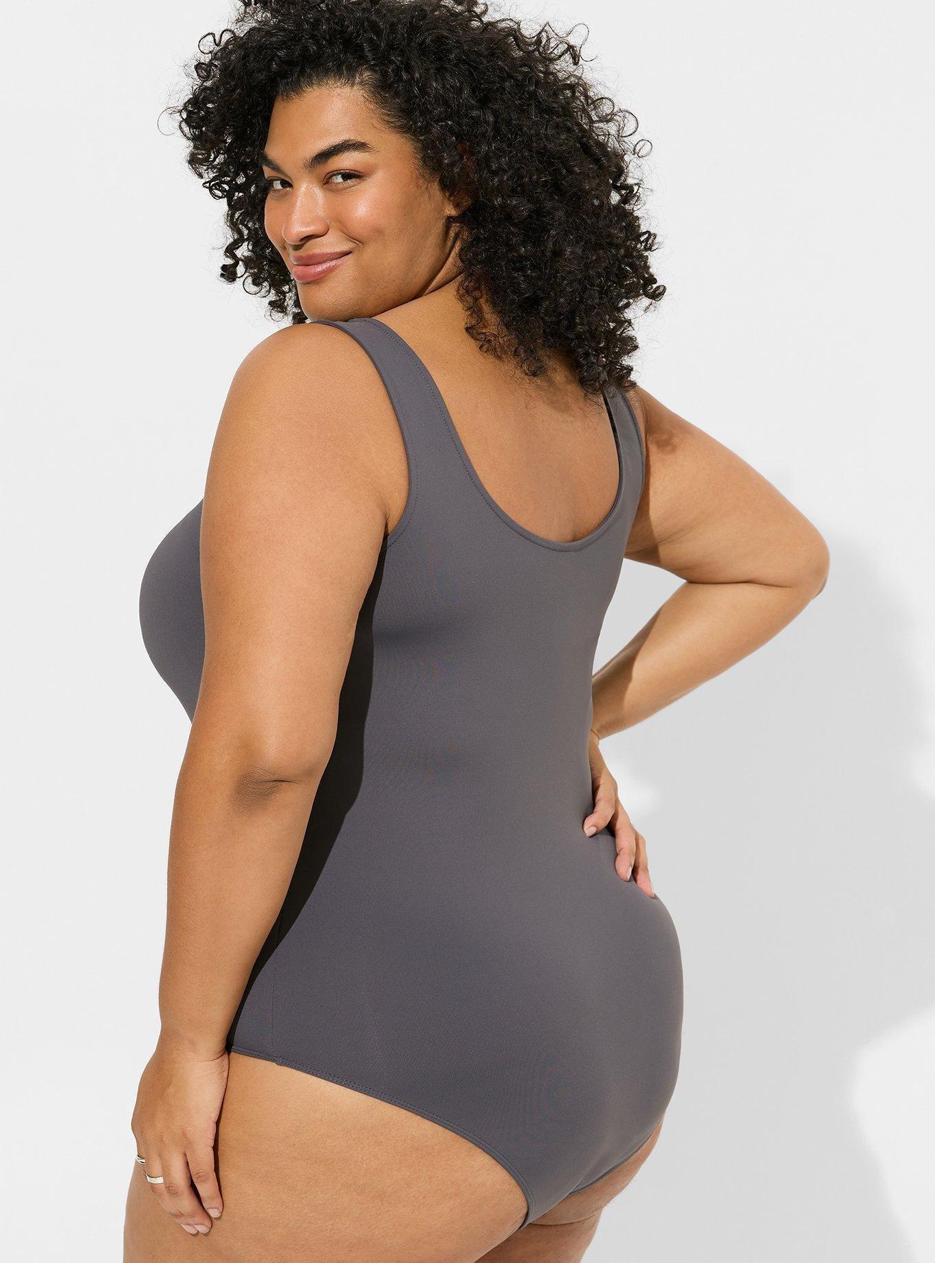 Plus Size - Sculpting Knit Double Scoop Bodysuit - Torrid