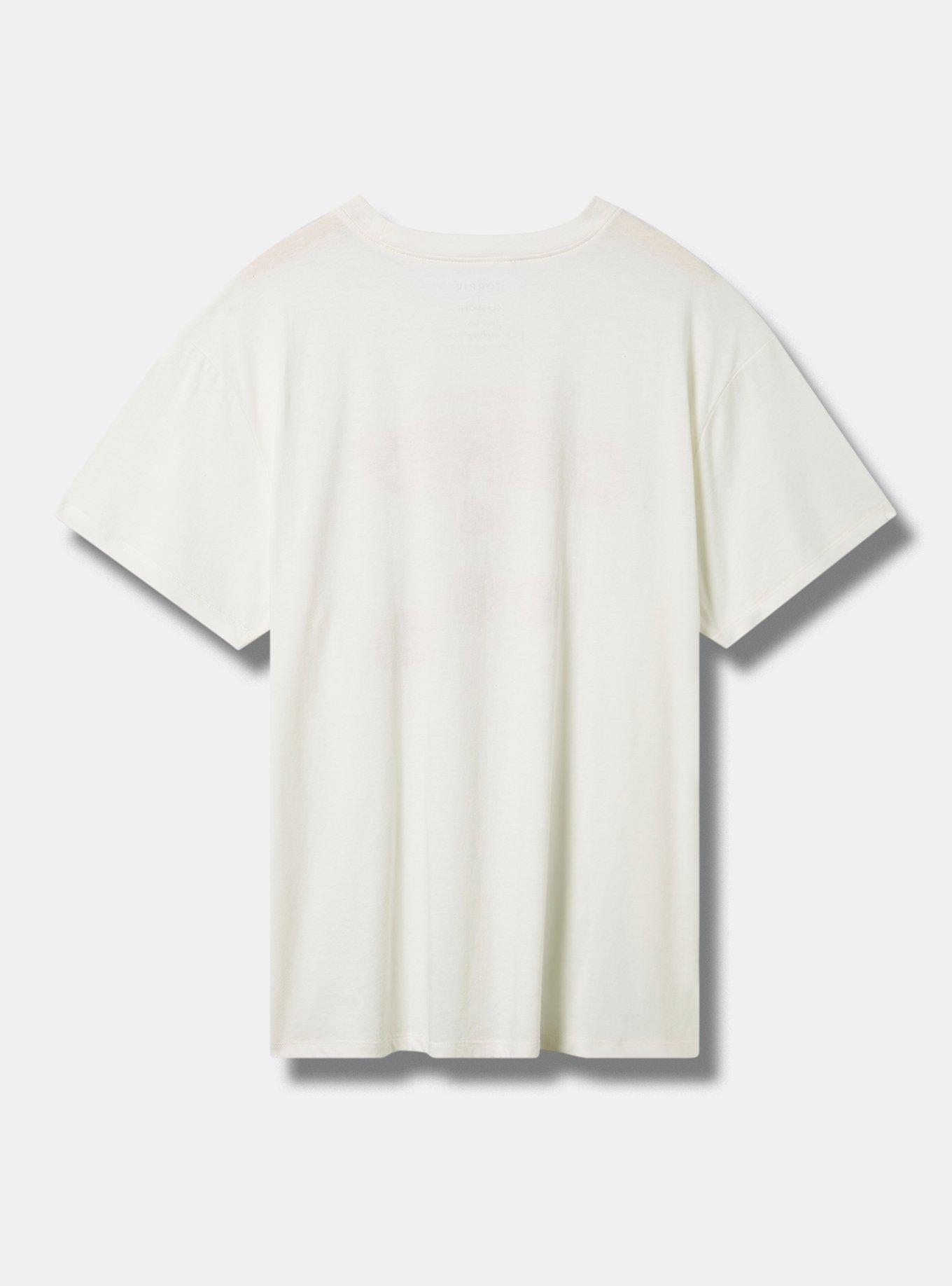 【大人気完売品！】Classic Cherry Tee Plus Size - Organic Cherry Classic Fit Cotton Crew Neck Tee