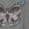 Plus Size Skull Butterfly Classic Fit Cotton Crew Neck Tank, HEATHER GREY, swatch