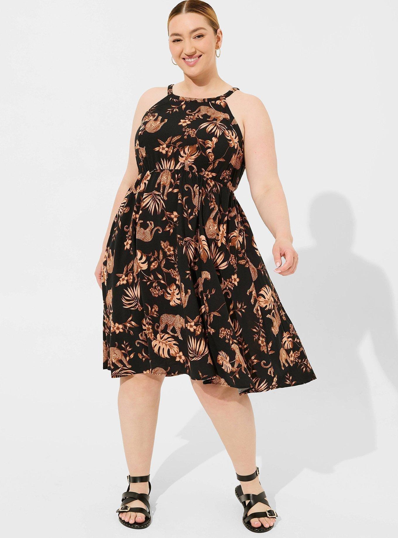 Plus Size - A-line Mini Dress - Torrid