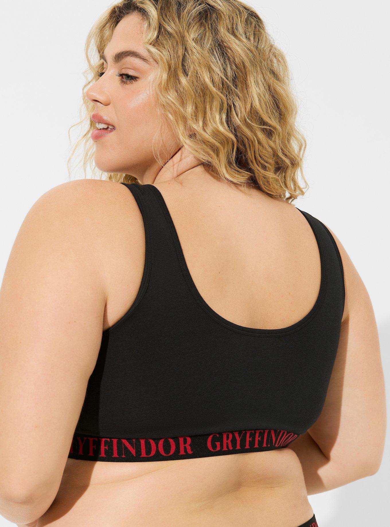 Harry Potter Gryffindor Cotton Scoop Neck Bralette, MULTI, alternate